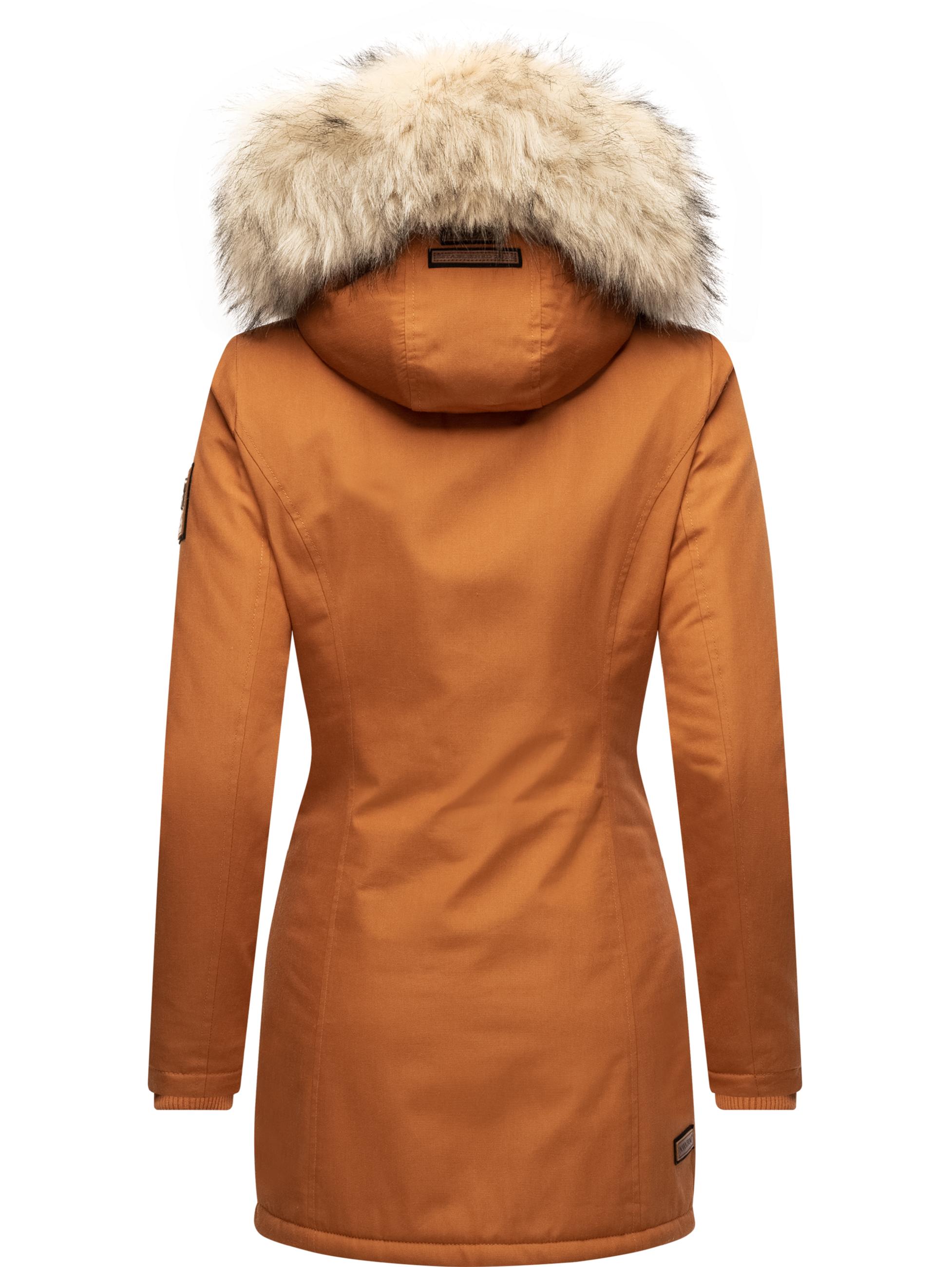 Winterparka mit Kapuze "Cristal" Rusty Cinnamon