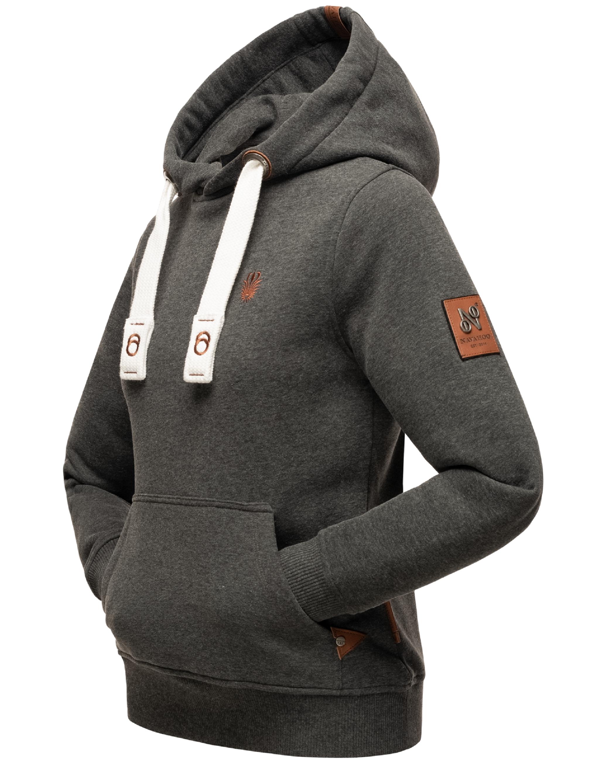 Sportlicher Hoodie "Damlaa" Dark Grey Melange