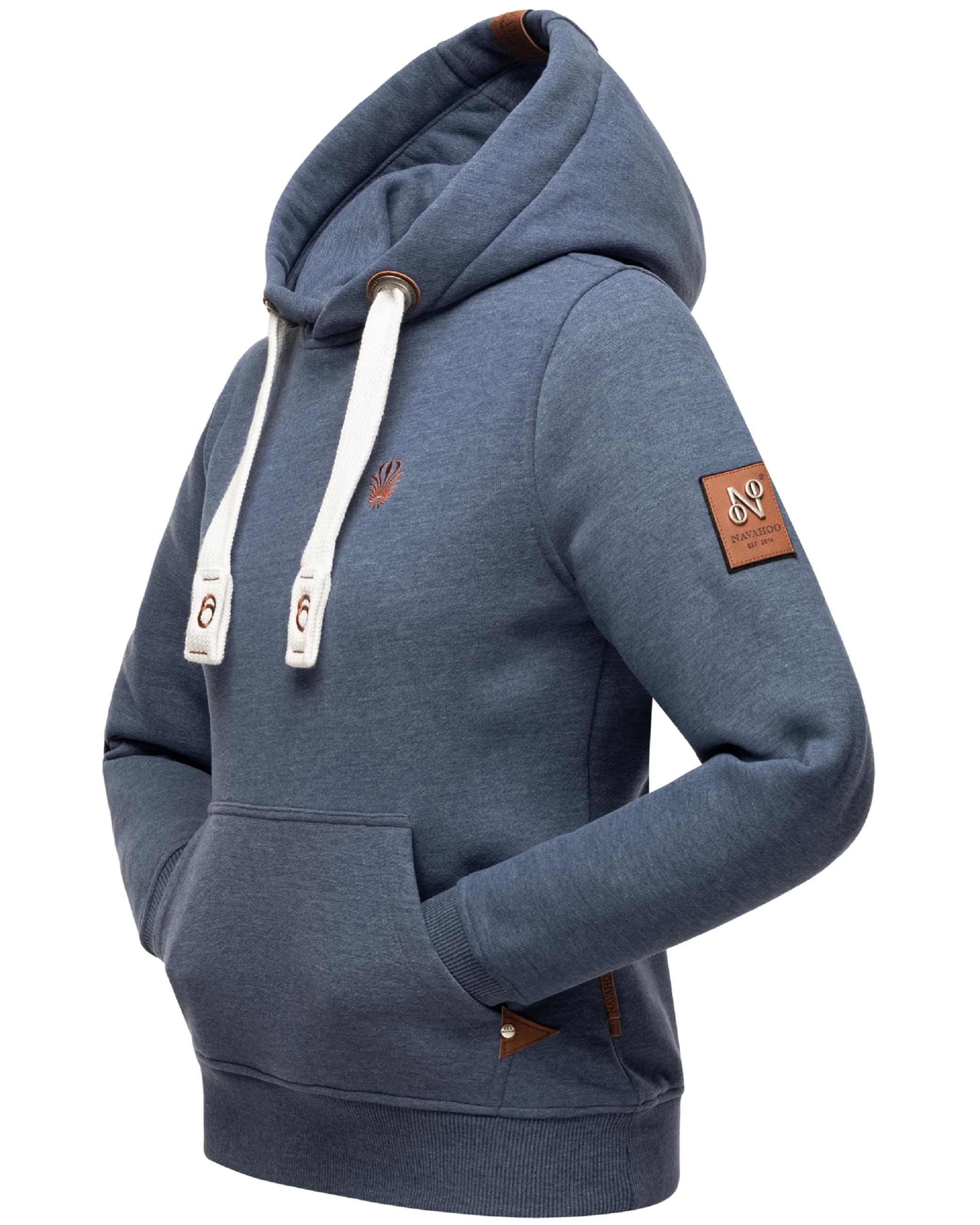 Sportlicher Hoodie "Damlaa" Dusty Blue Melange