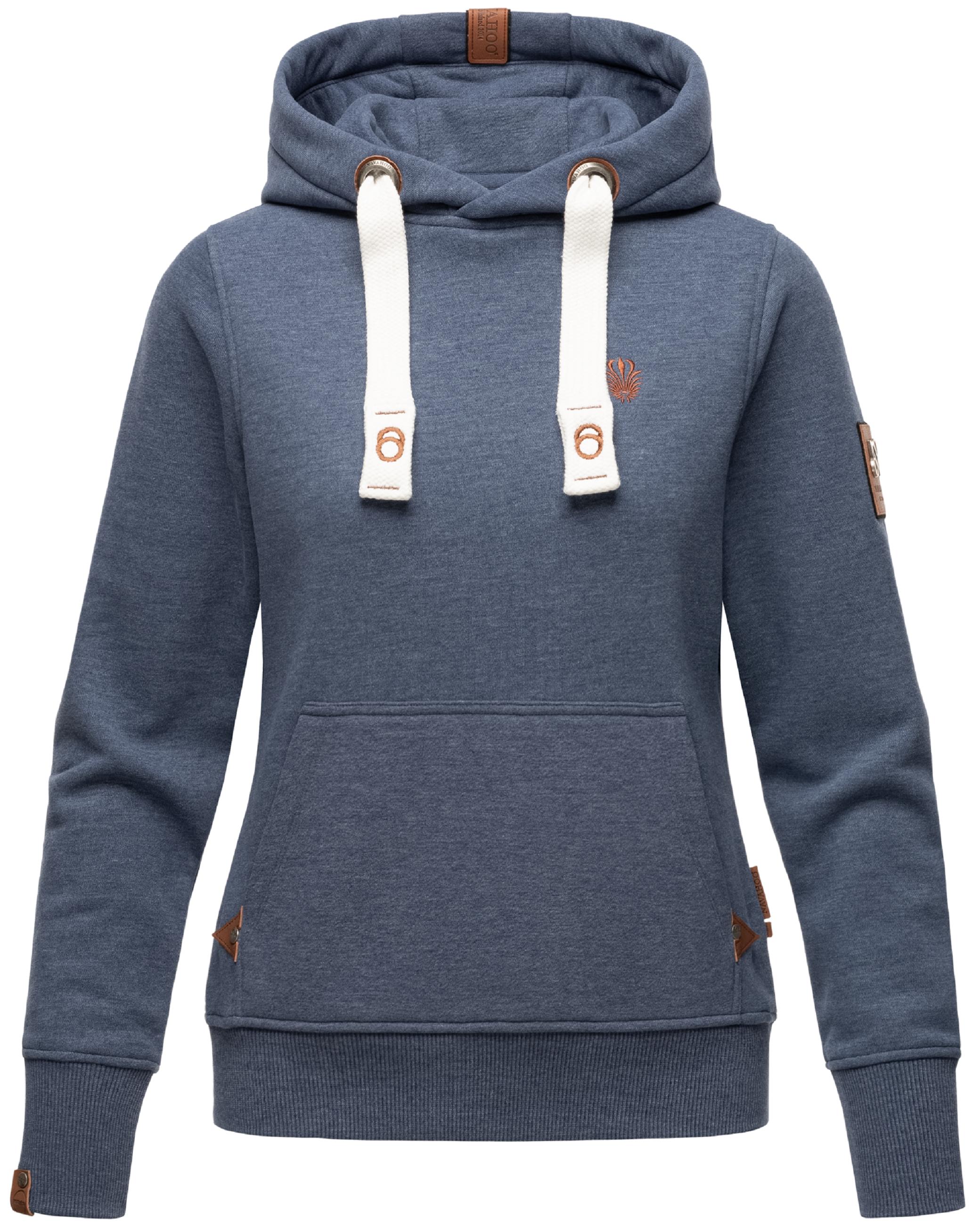 Sportlicher Hoodie "Damlaa" Dusty Blue Melange