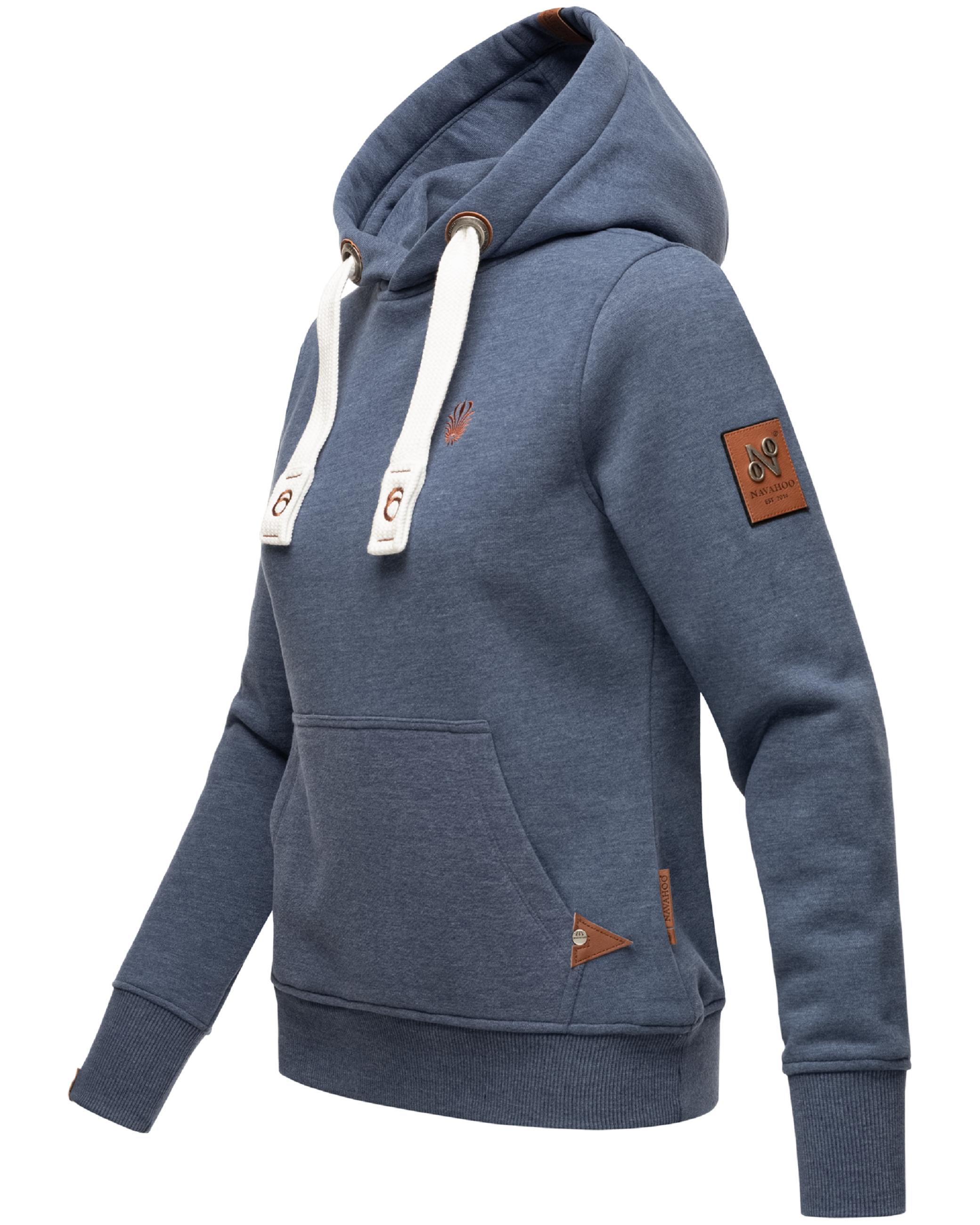 Sportlicher Hoodie "Damlaa" Dusty Blue Melange