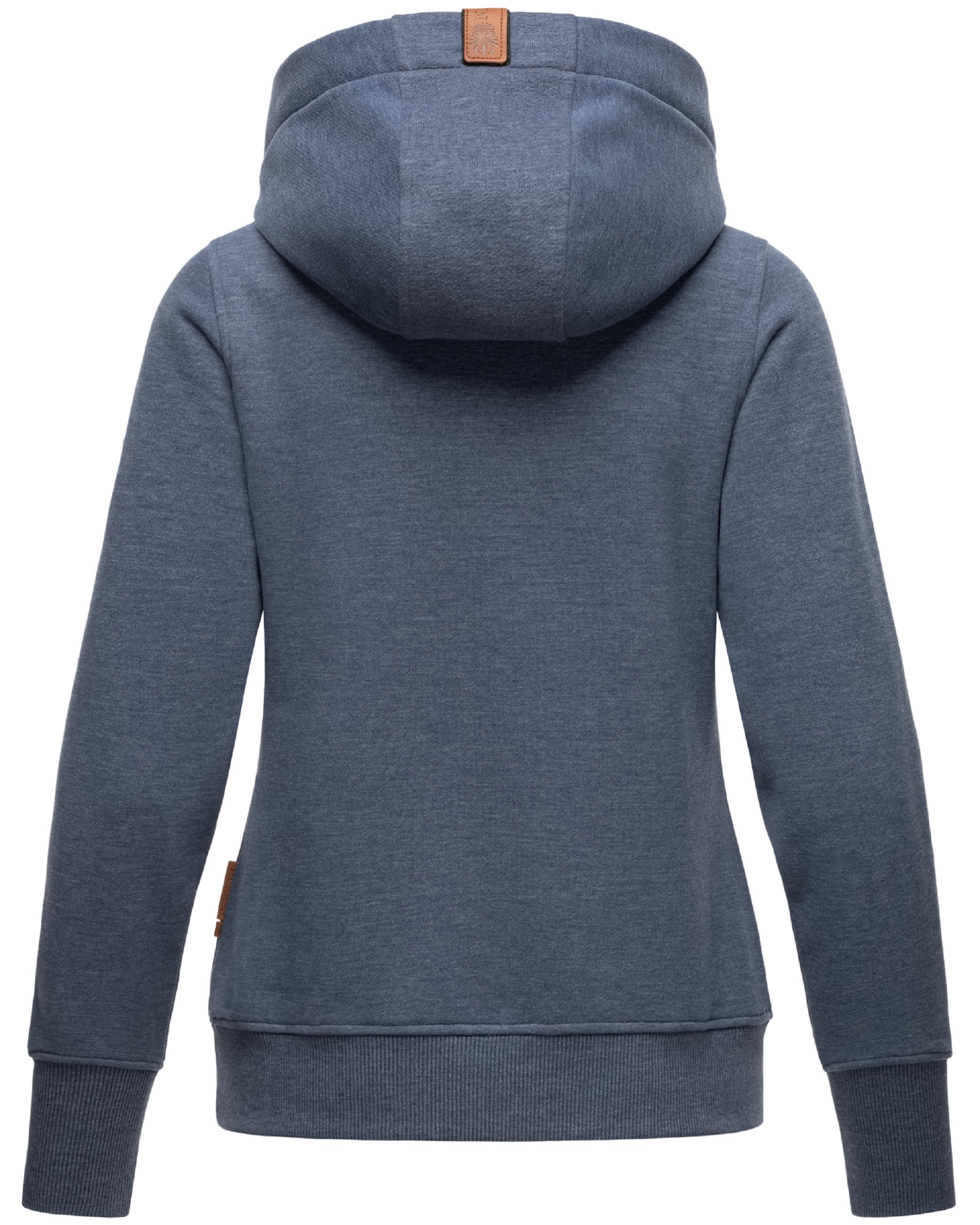 Sportlicher Hoodie "Damlaa" Dusty Blue Melange