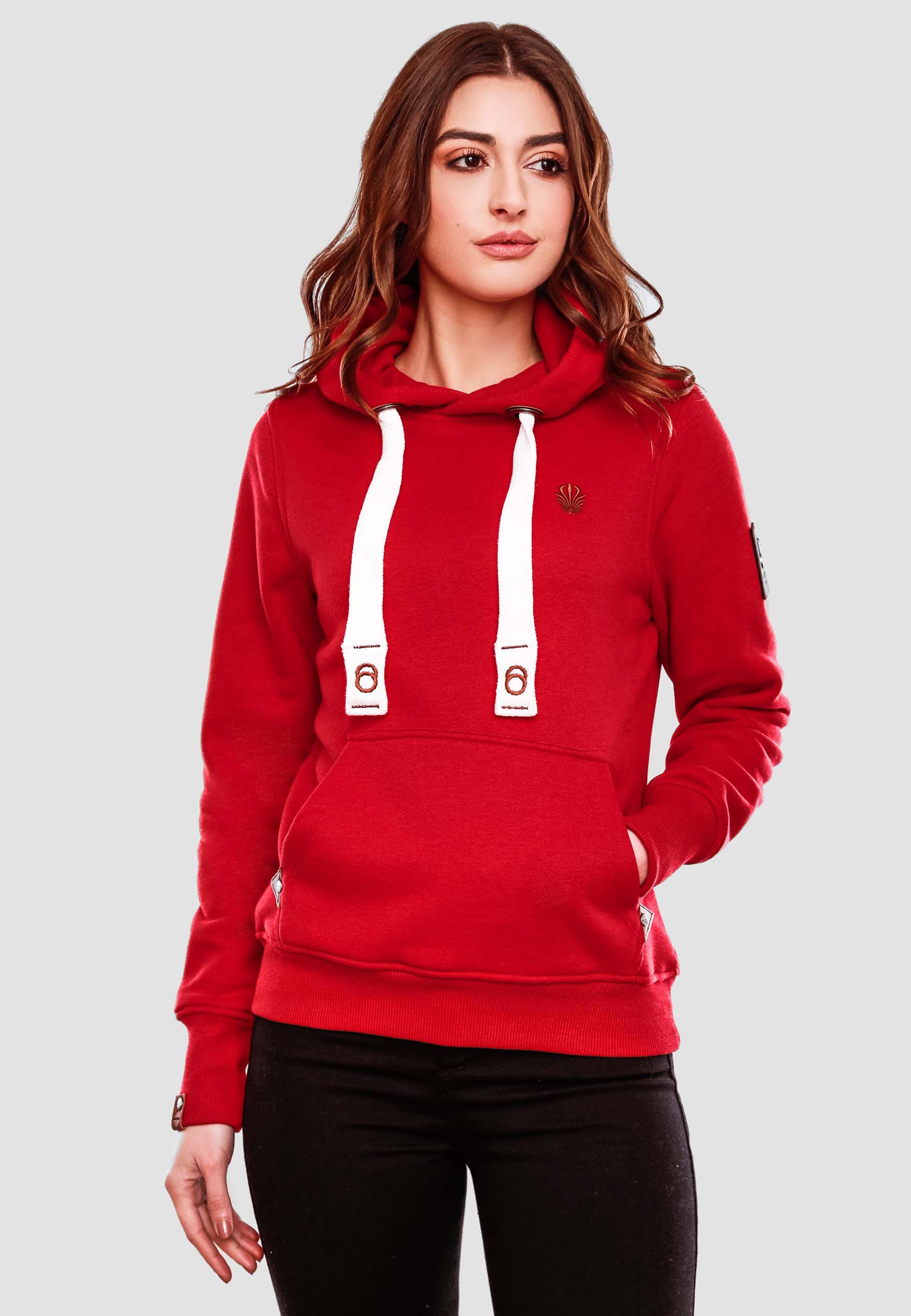 Sportlicher Hoodie "Damlaa" Red