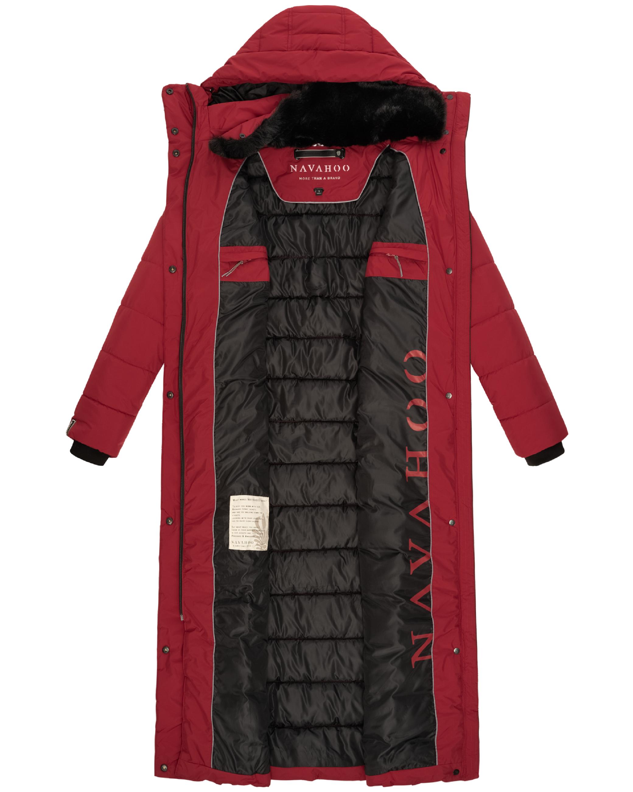 Steppmantel mit Taillengürtel "Das Teil XIV" Dark Red