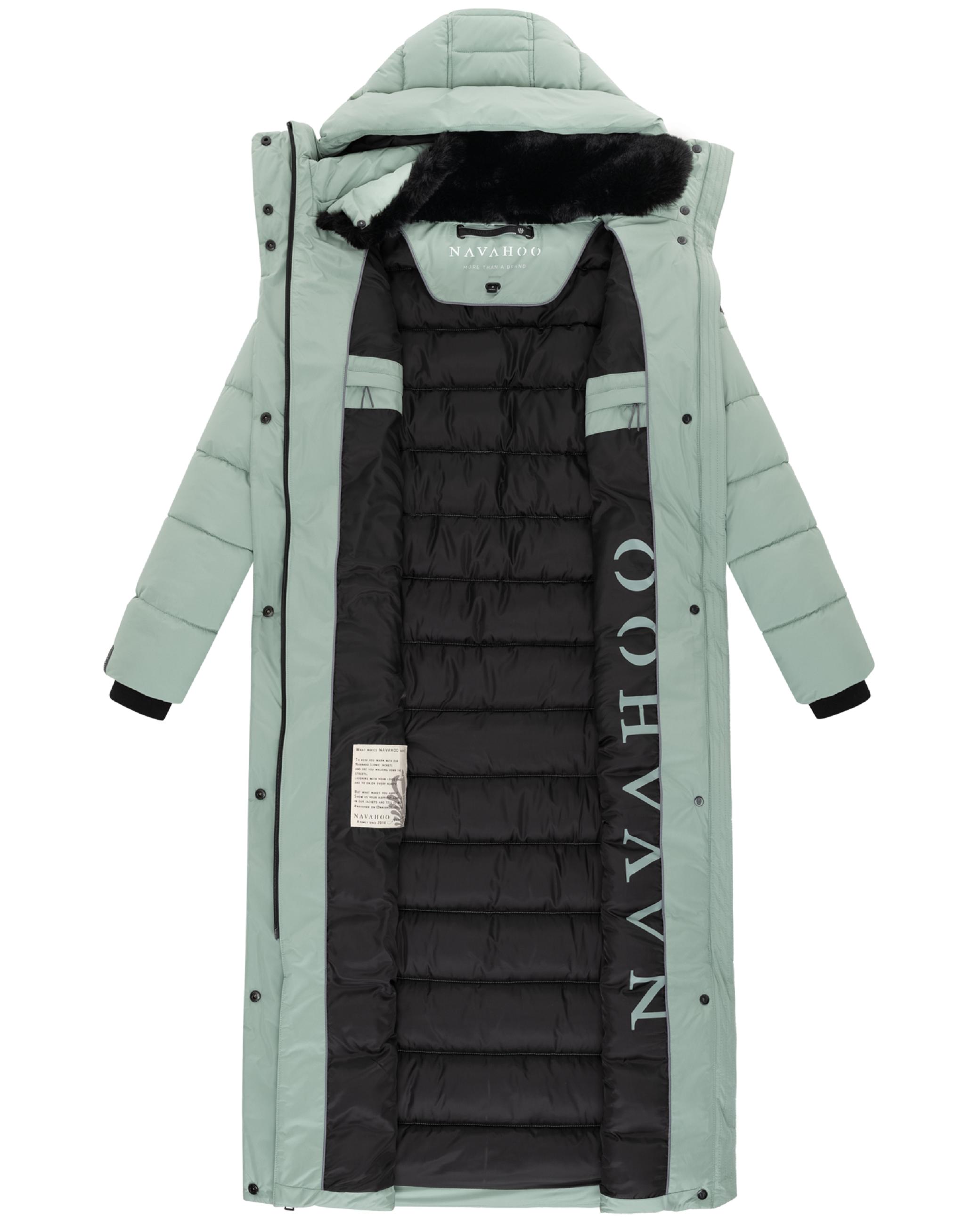 Steppmantel mit Taillengürtel "Das Teil XIV" Smokey Mint