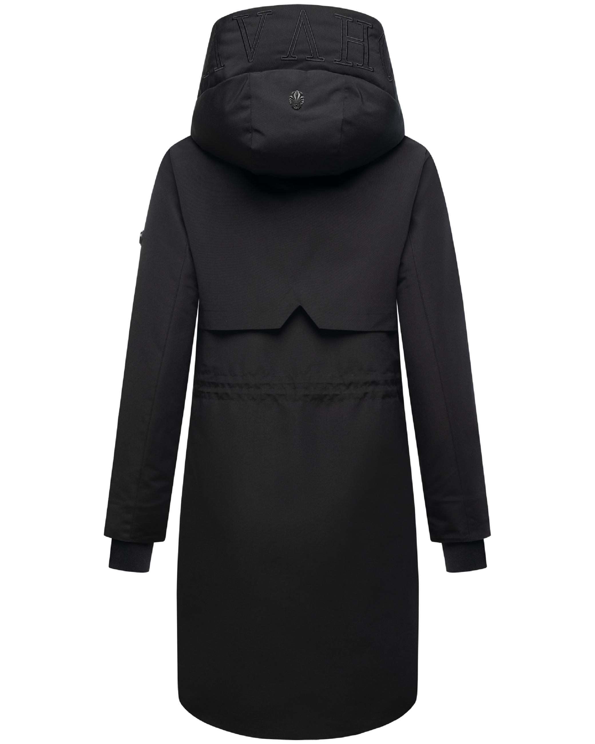 Wintermantel mit Kapuze "Domingaa 14" Black