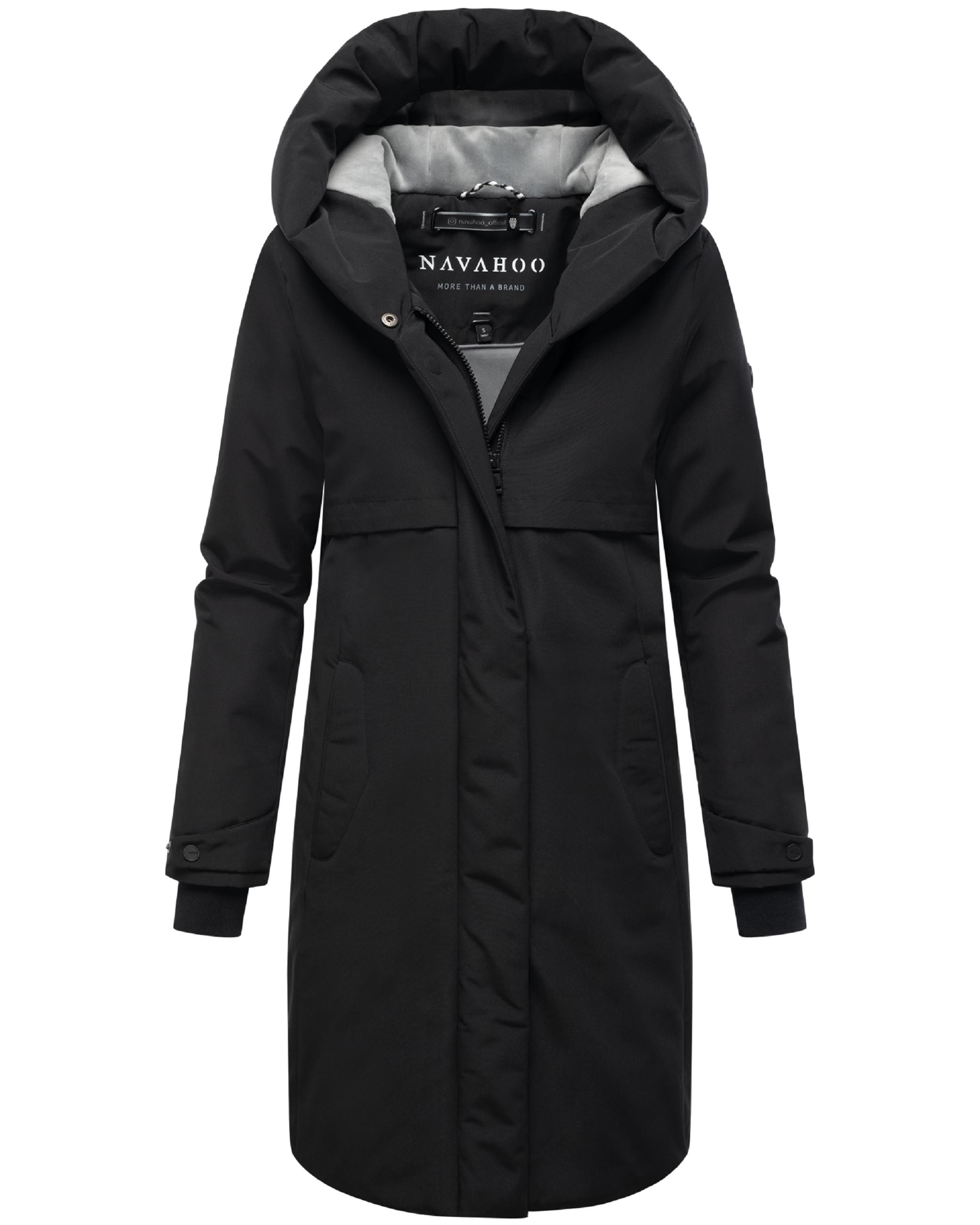 Wintermantel mit Kapuze "Domingaa 14" Black