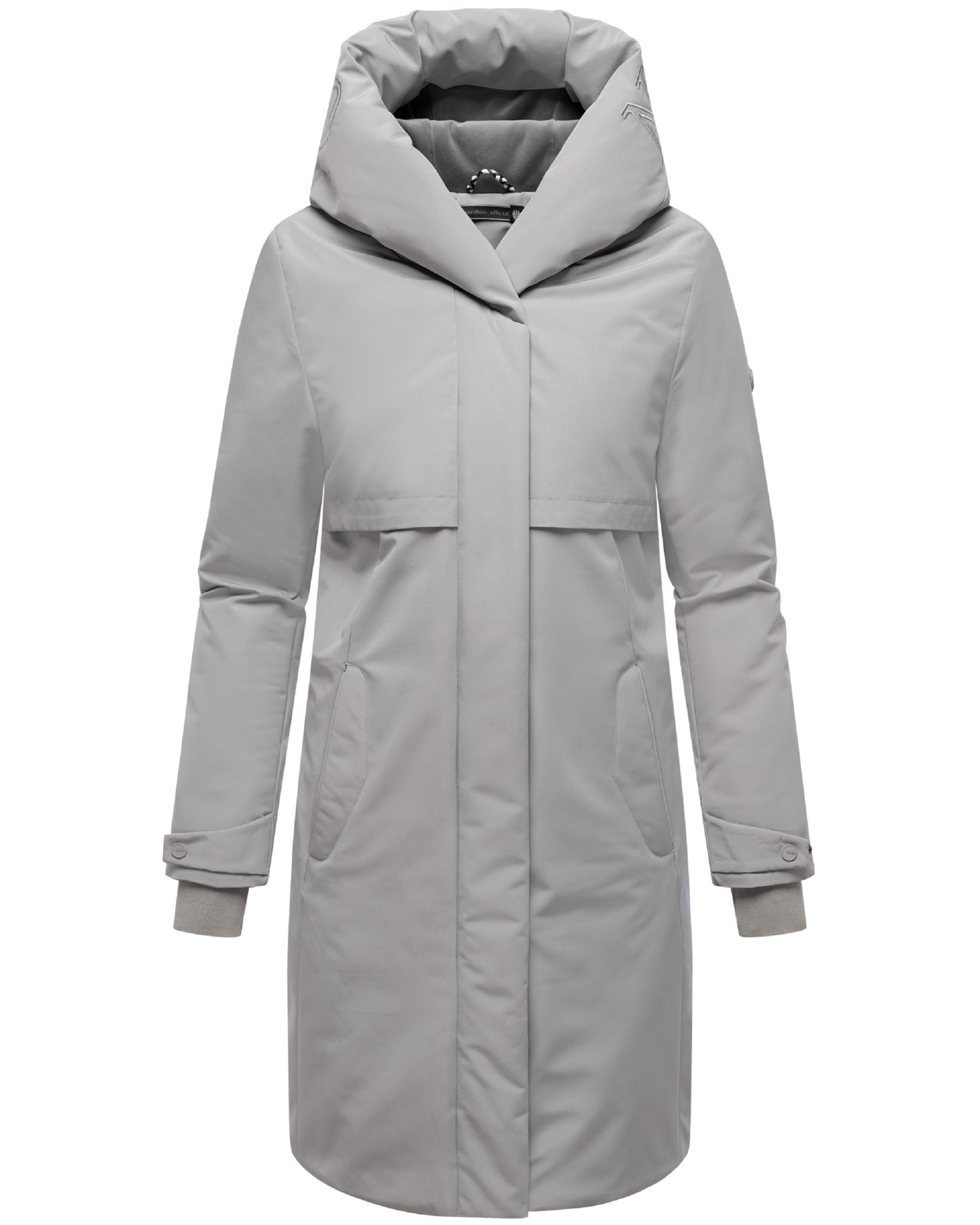 Wintermantel mit Kapuze "Domingaa 14" Cloud Grey