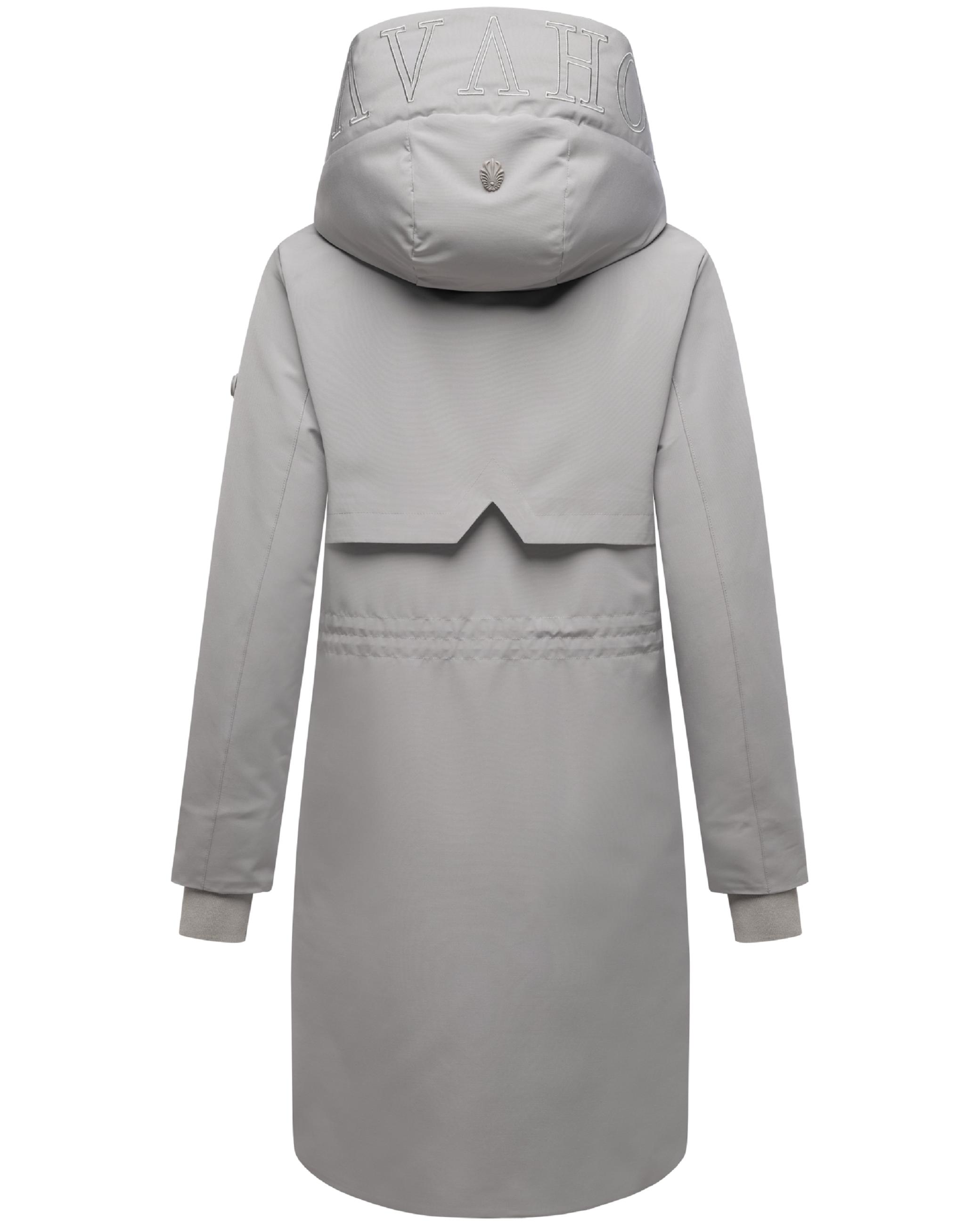 Wintermantel mit Kapuze "Domingaa 14" Cloud Grey