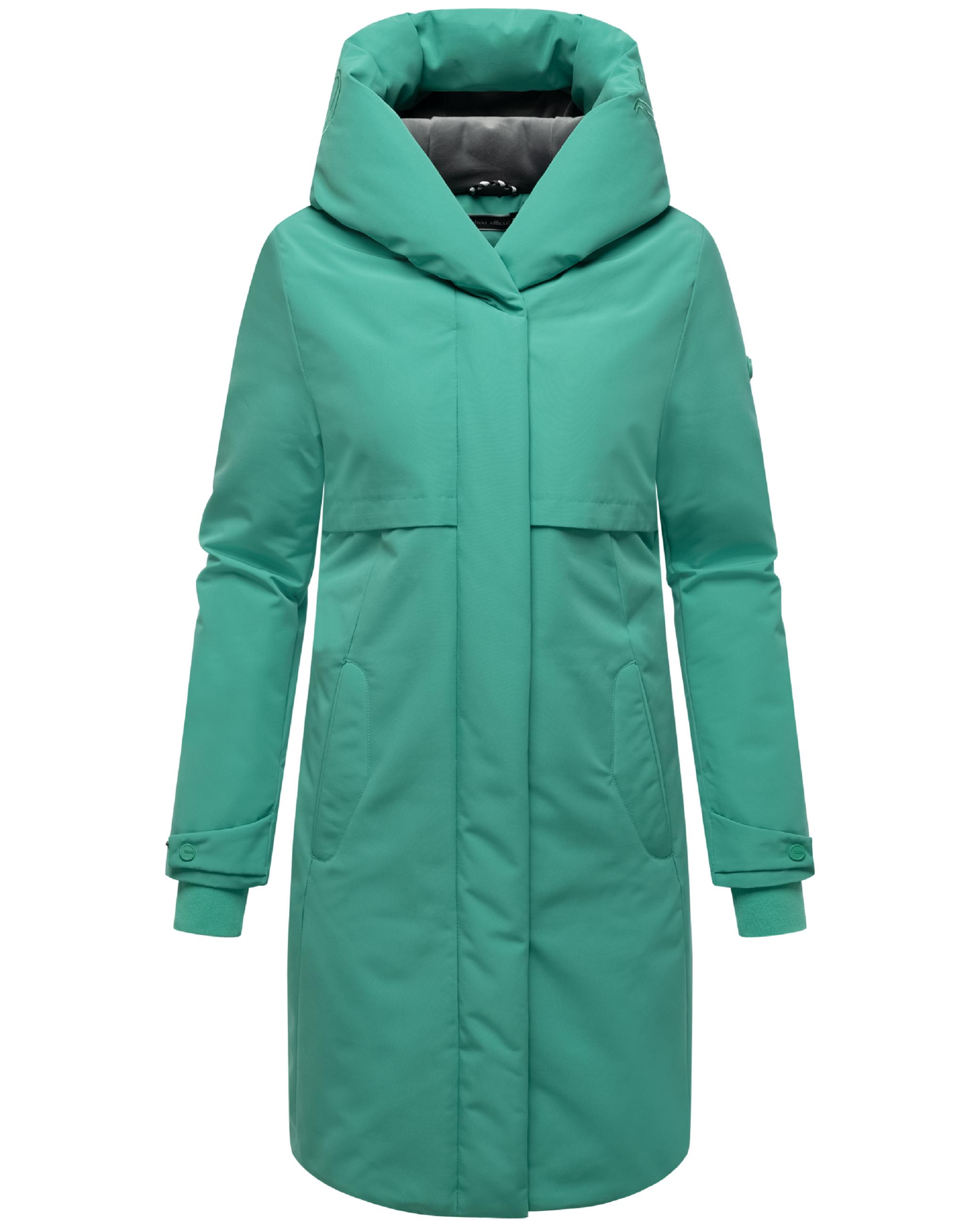 Wintermantel mit Kapuze "Domingaa 14" Crystal Green