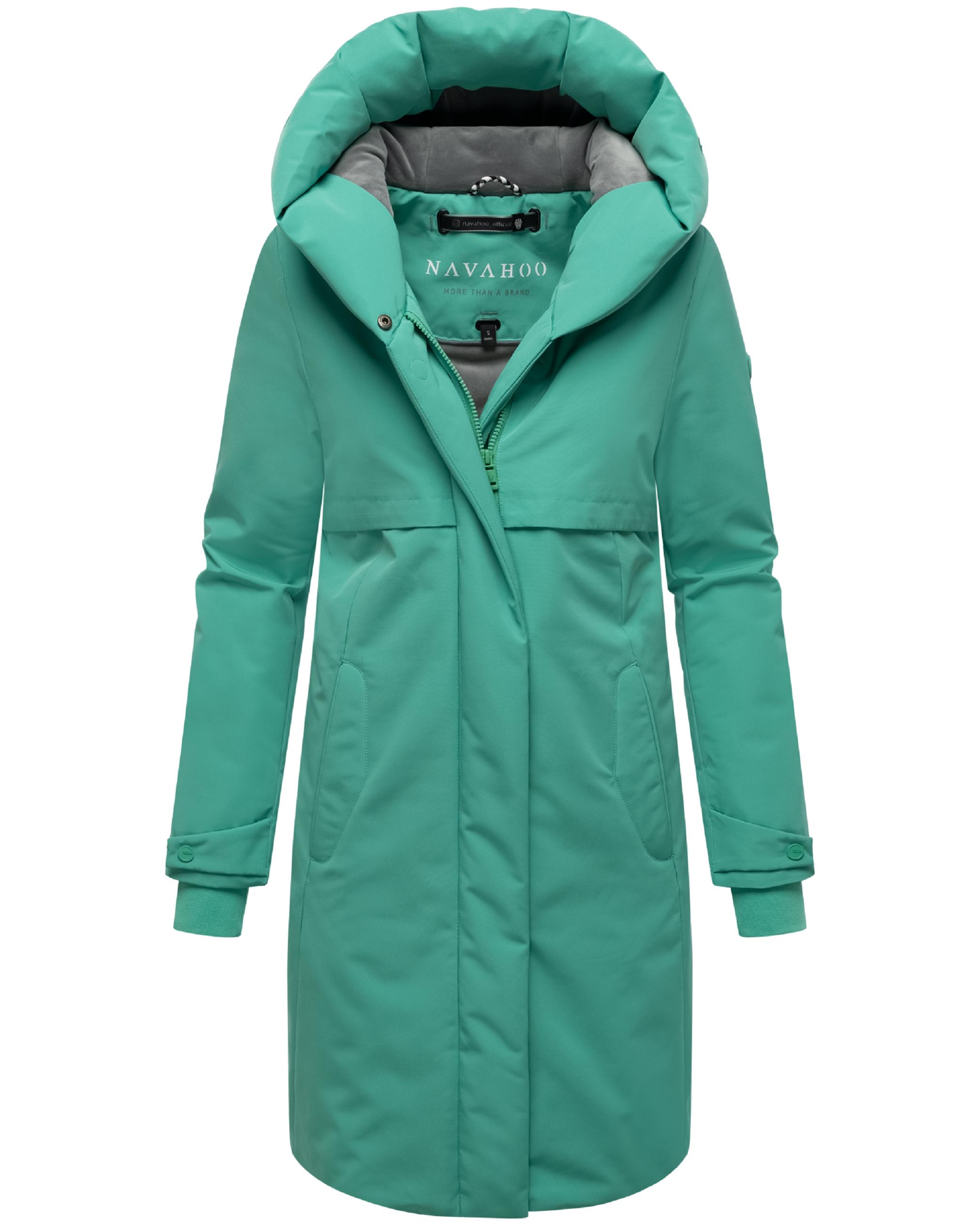 Wintermantel mit Kapuze "Domingaa 14" Crystal Green