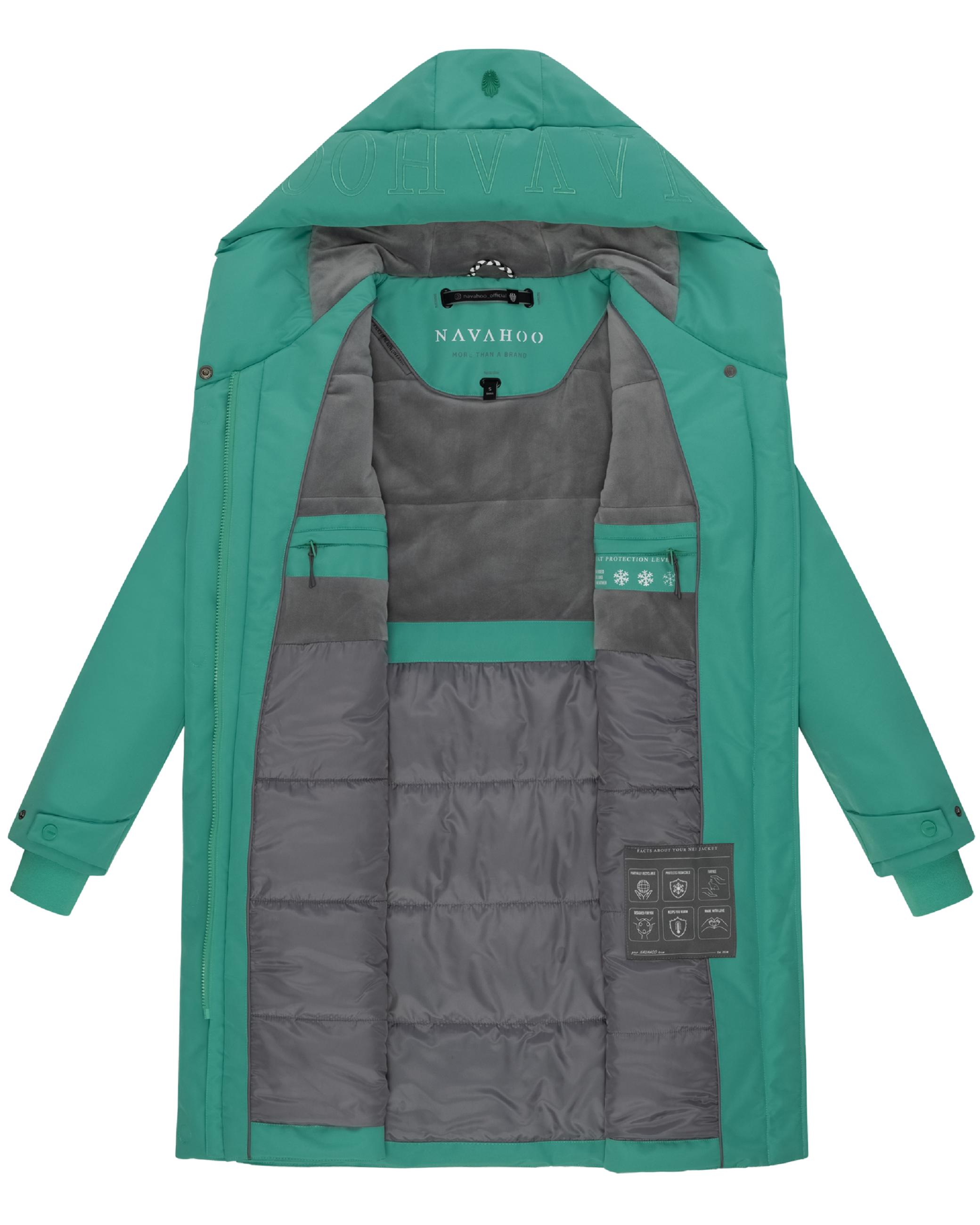 Wintermantel mit Kapuze "Domingaa 14" Crystal Green