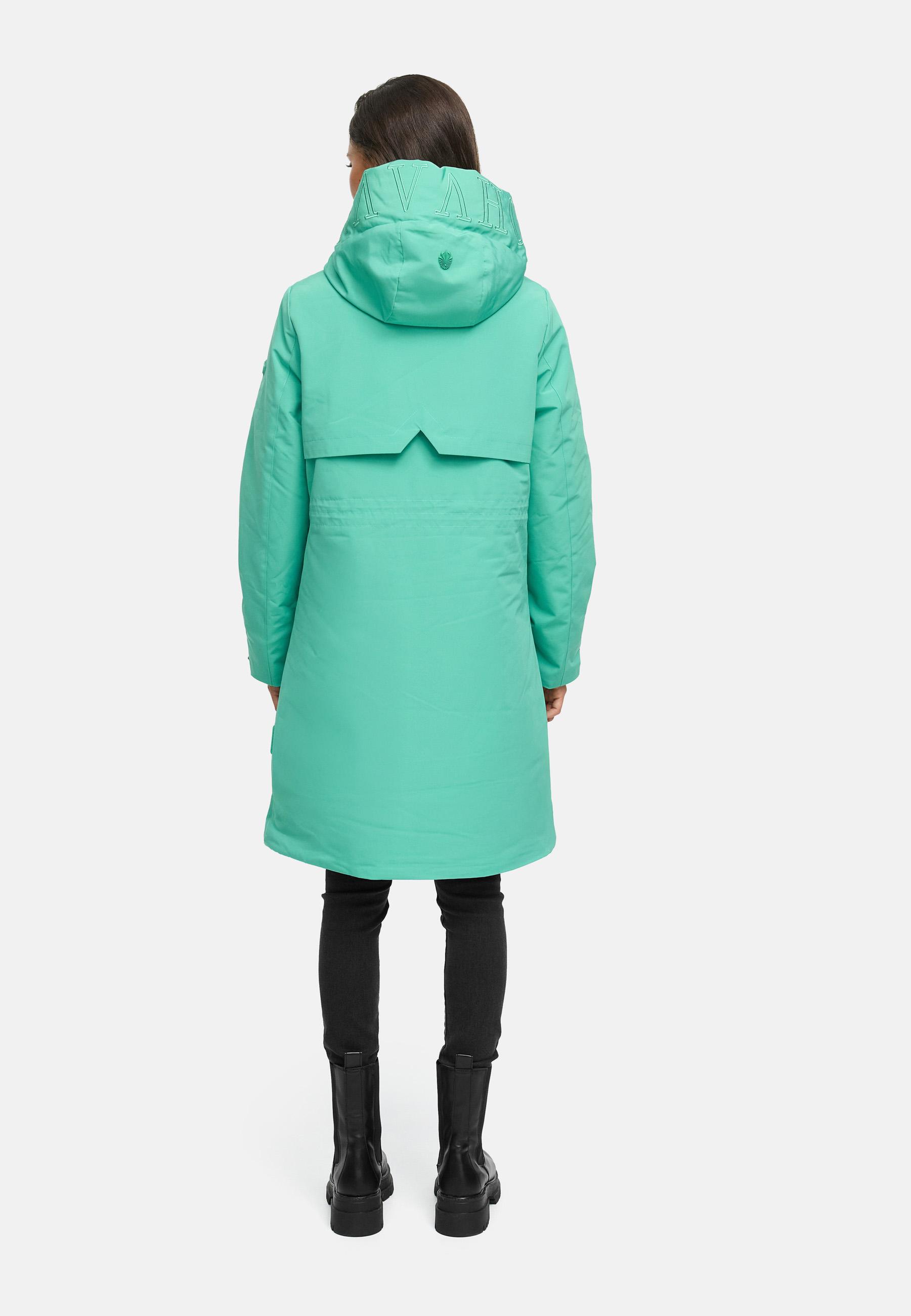 Wintermantel mit Kapuze "Domingaa 14" Crystal Green