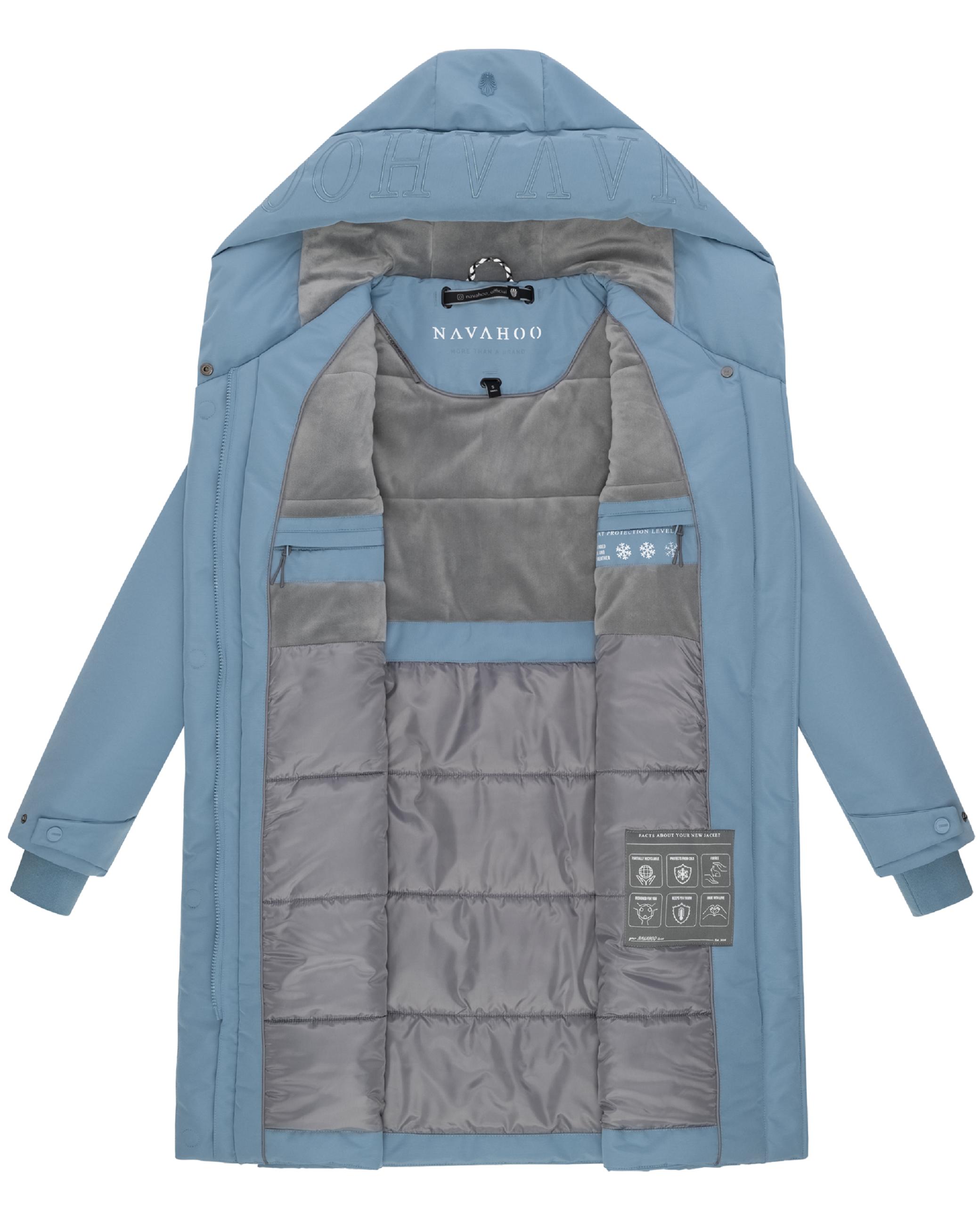 Wintermantel mit Kapuze "Domingaa 14" Powder Blue
