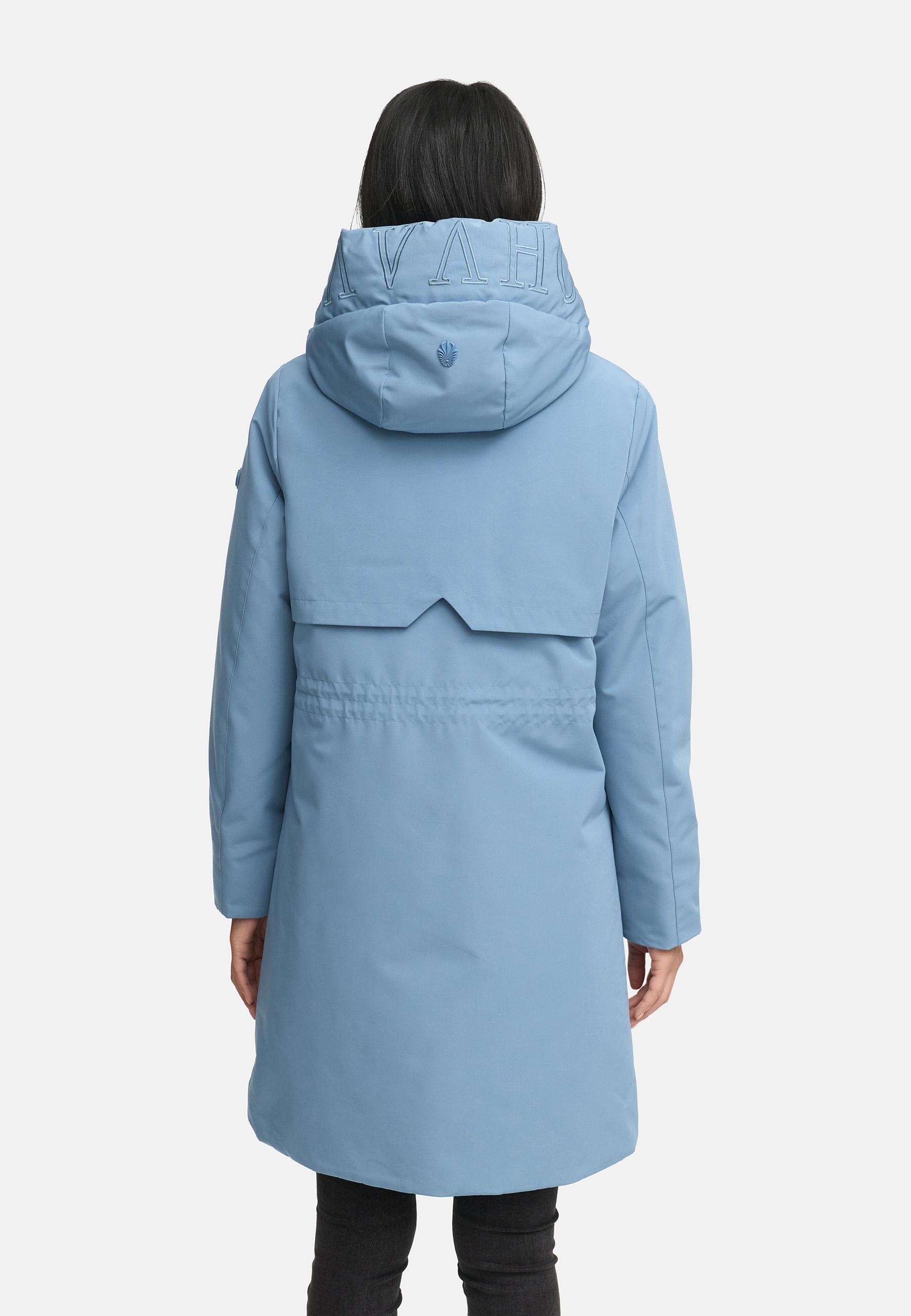 Wintermantel mit Kapuze "Domingaa 14" Powder Blue