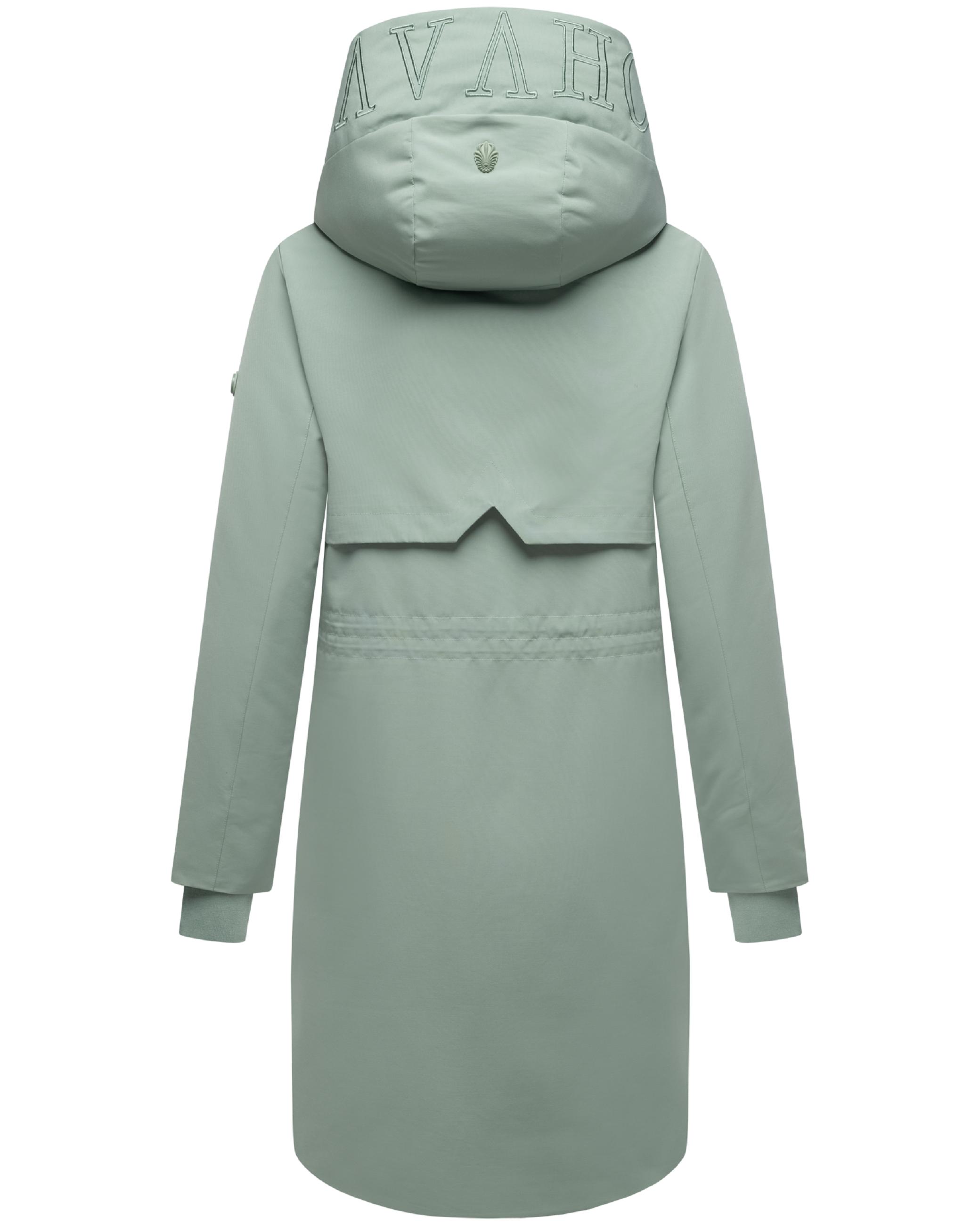 Wintermantel mit Kapuze "Domingaa 14" Smokey Mint