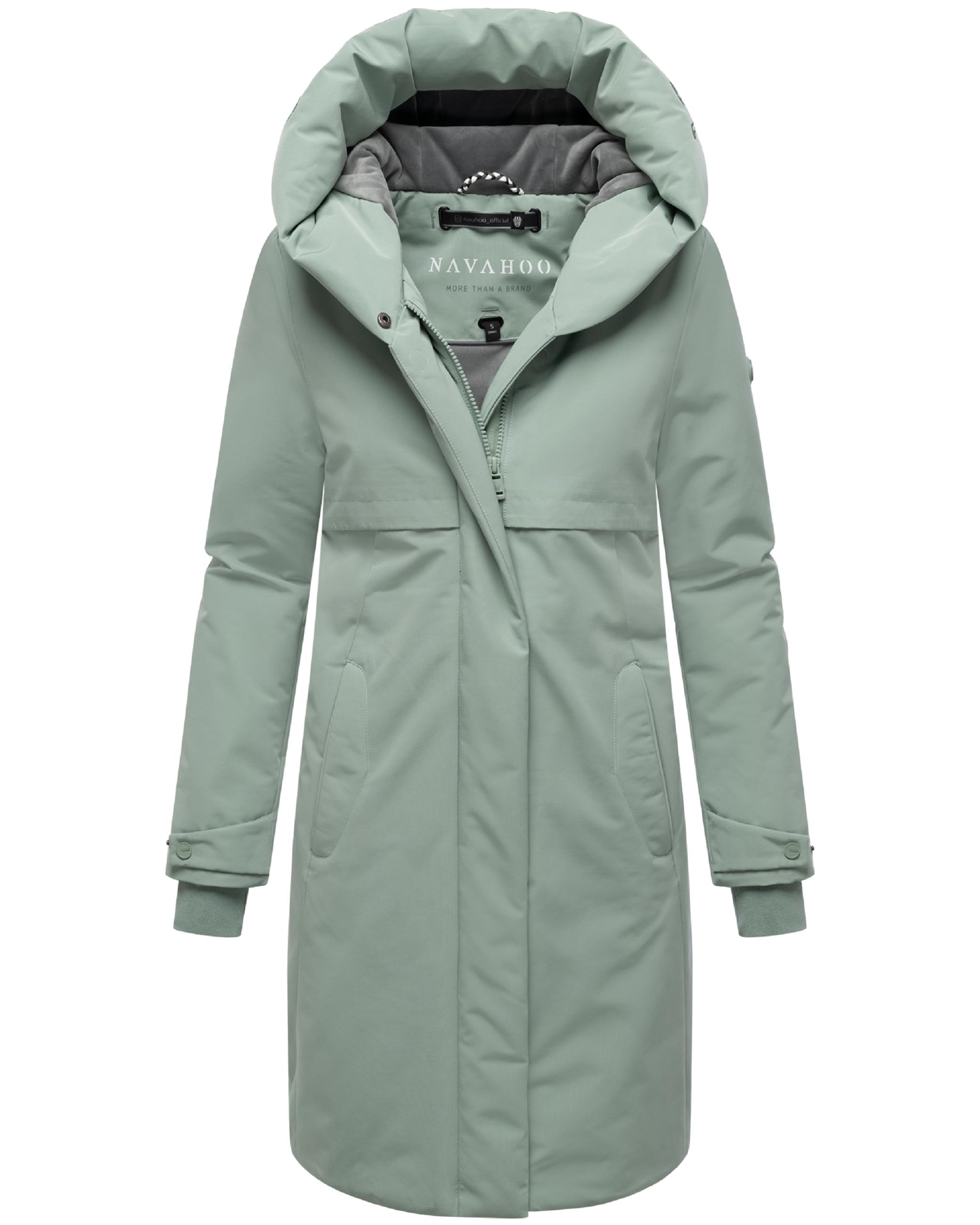 Wintermantel mit Kapuze "Domingaa 14" Smokey Mint