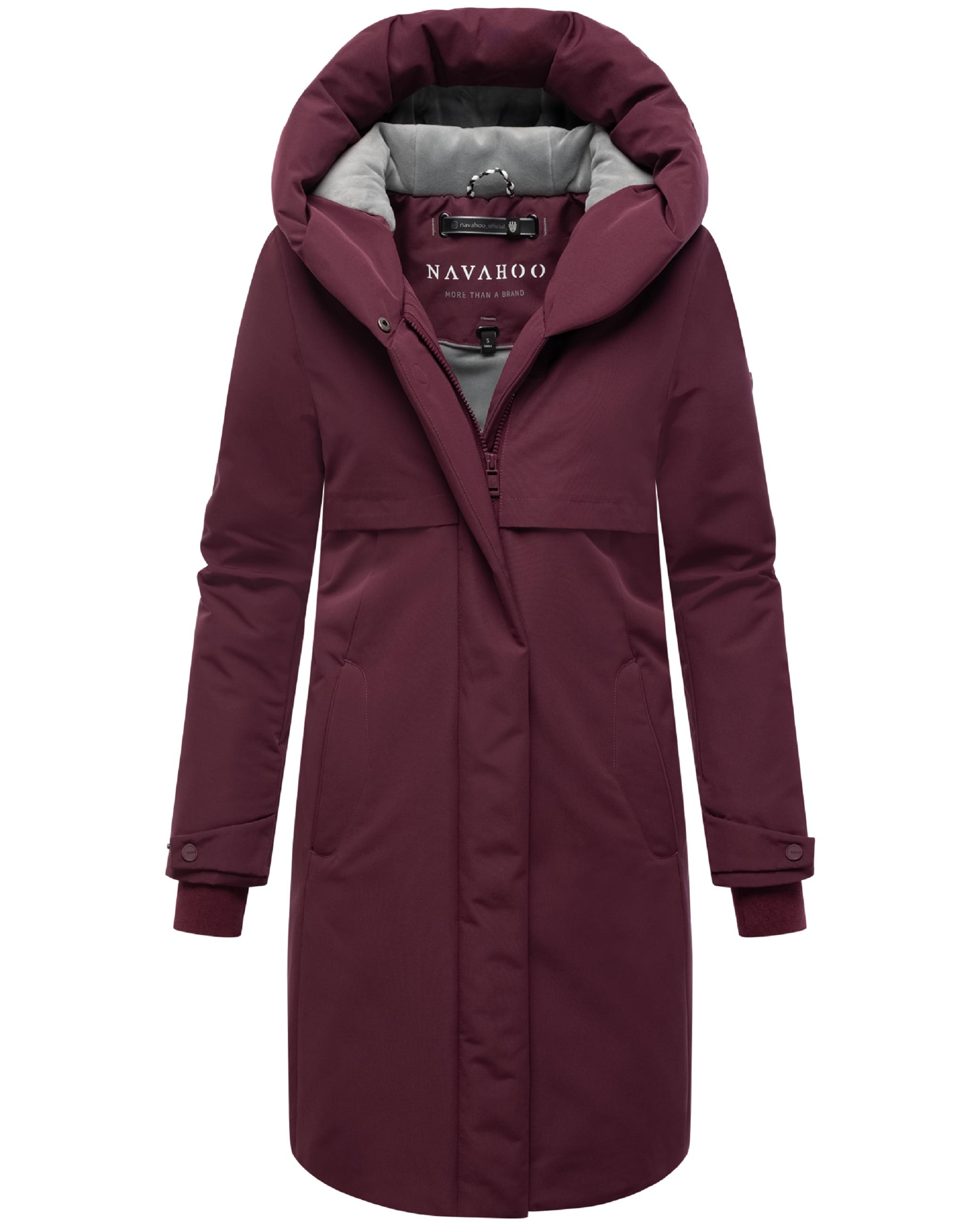 Wintermantel mit Kapuze "Domingaa 14" Wine