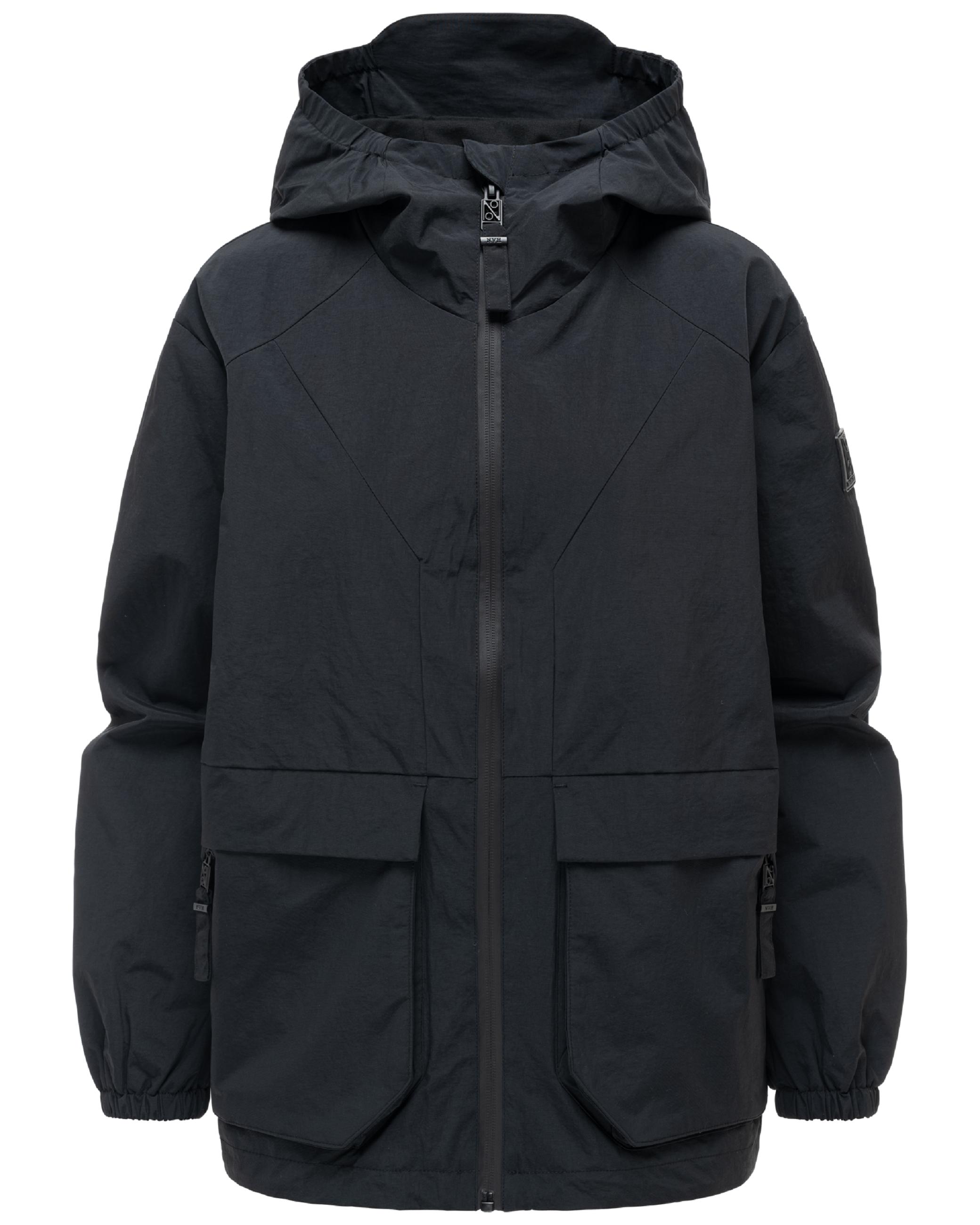 Übergangsjacke mit wasserdichtem Reißverschluss "Donnerwetter 14" Black