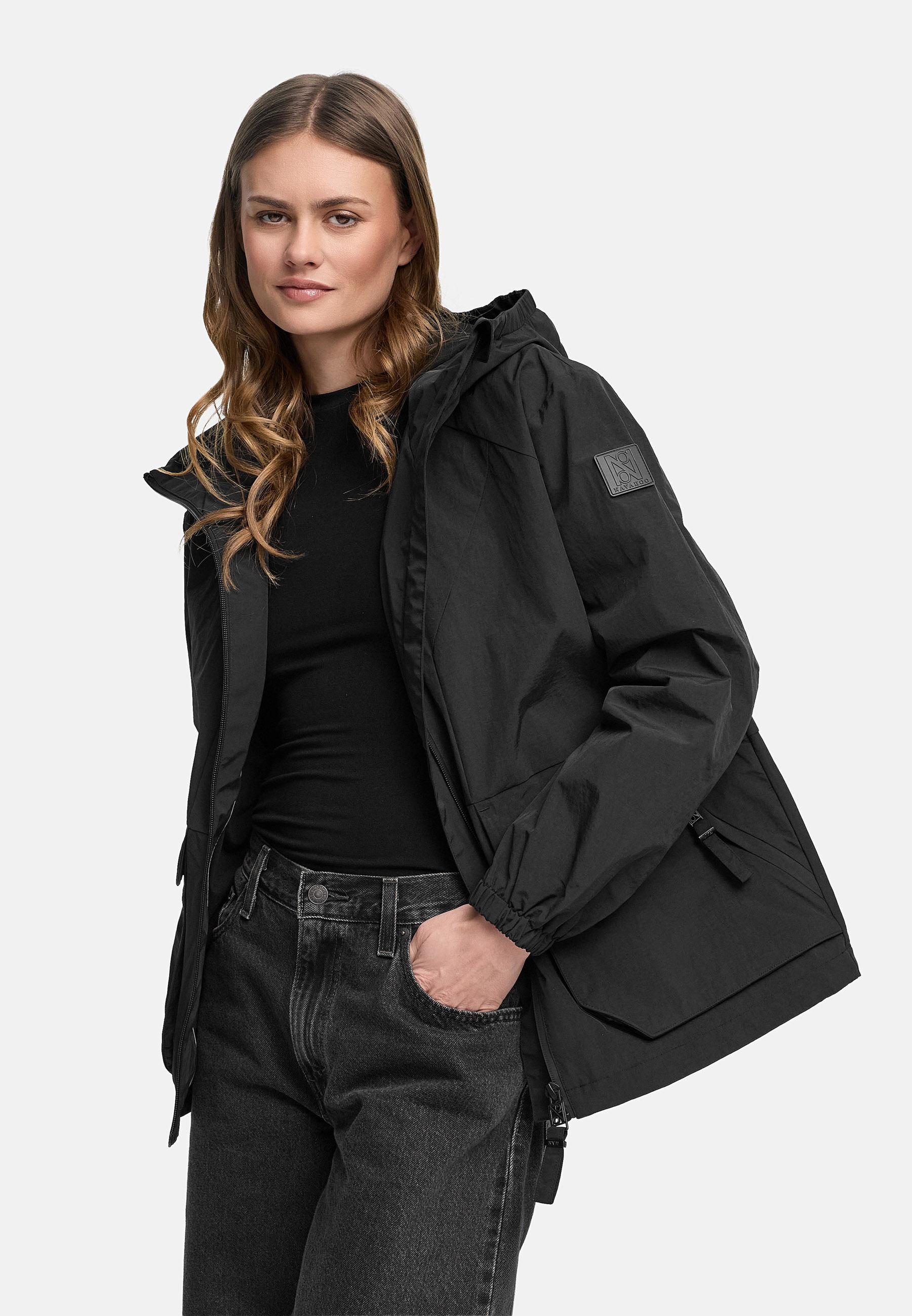 Übergangsjacke mit wasserdichtem Reißverschluss "Donnerwetter 14" Black