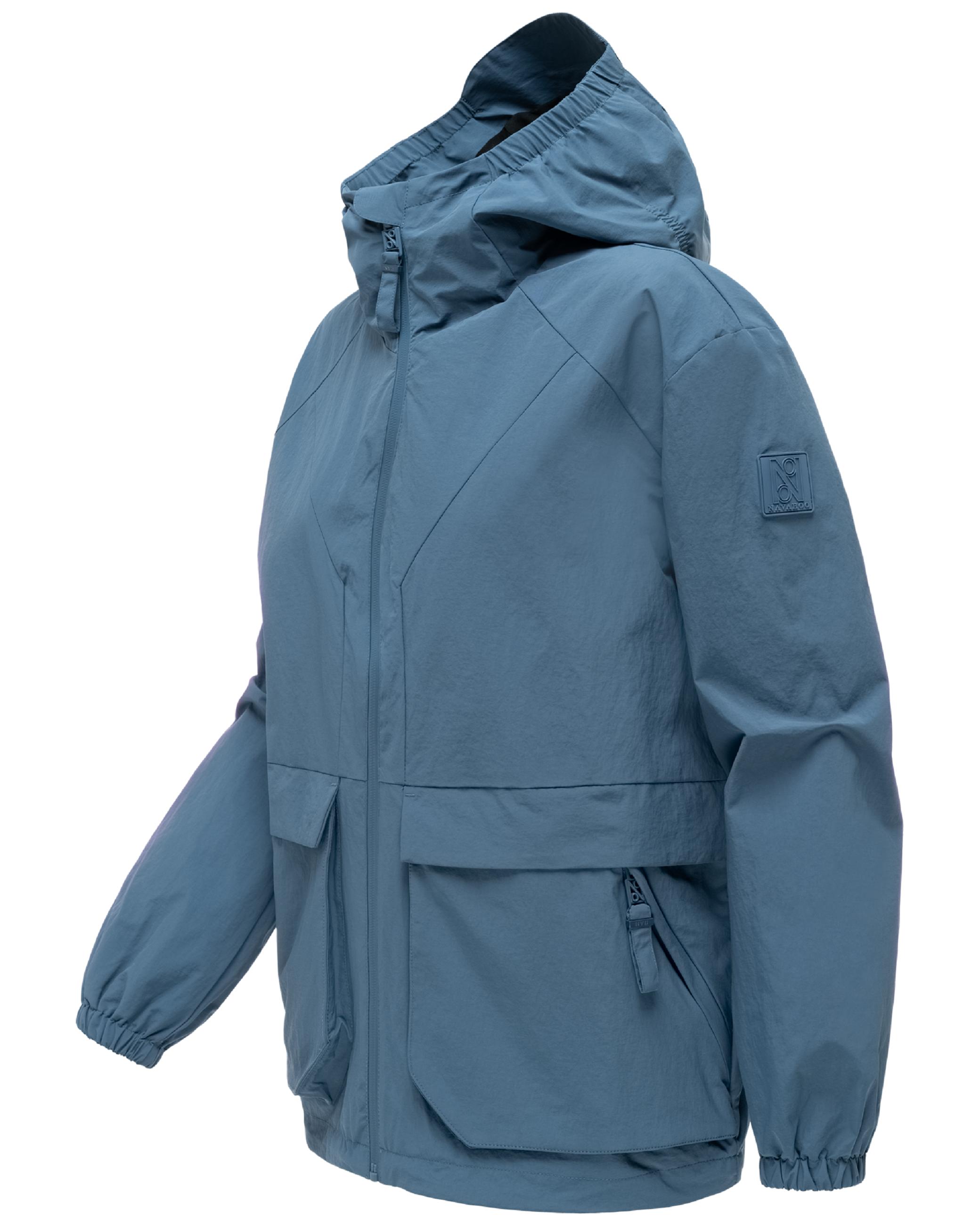 Übergangsjacke mit wasserdichtem Reißverschluss "Donnerwetter 14" Dusty Blue