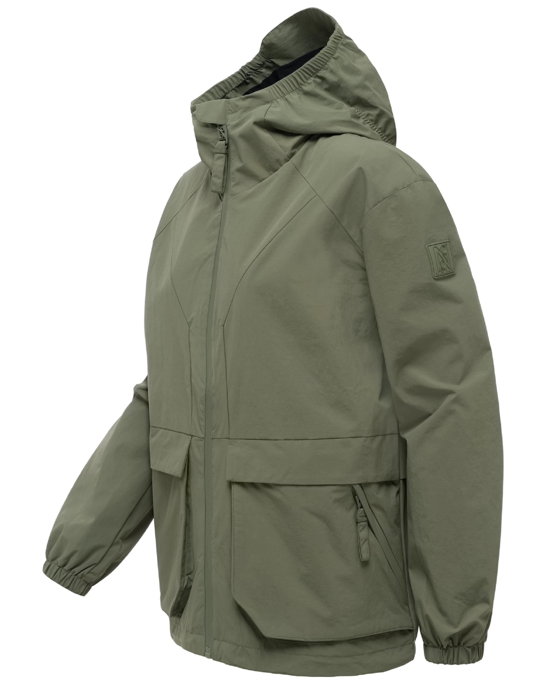 Übergangsjacke mit wasserdichtem Reißverschluss "Donnerwetter 14" Olive Leaf