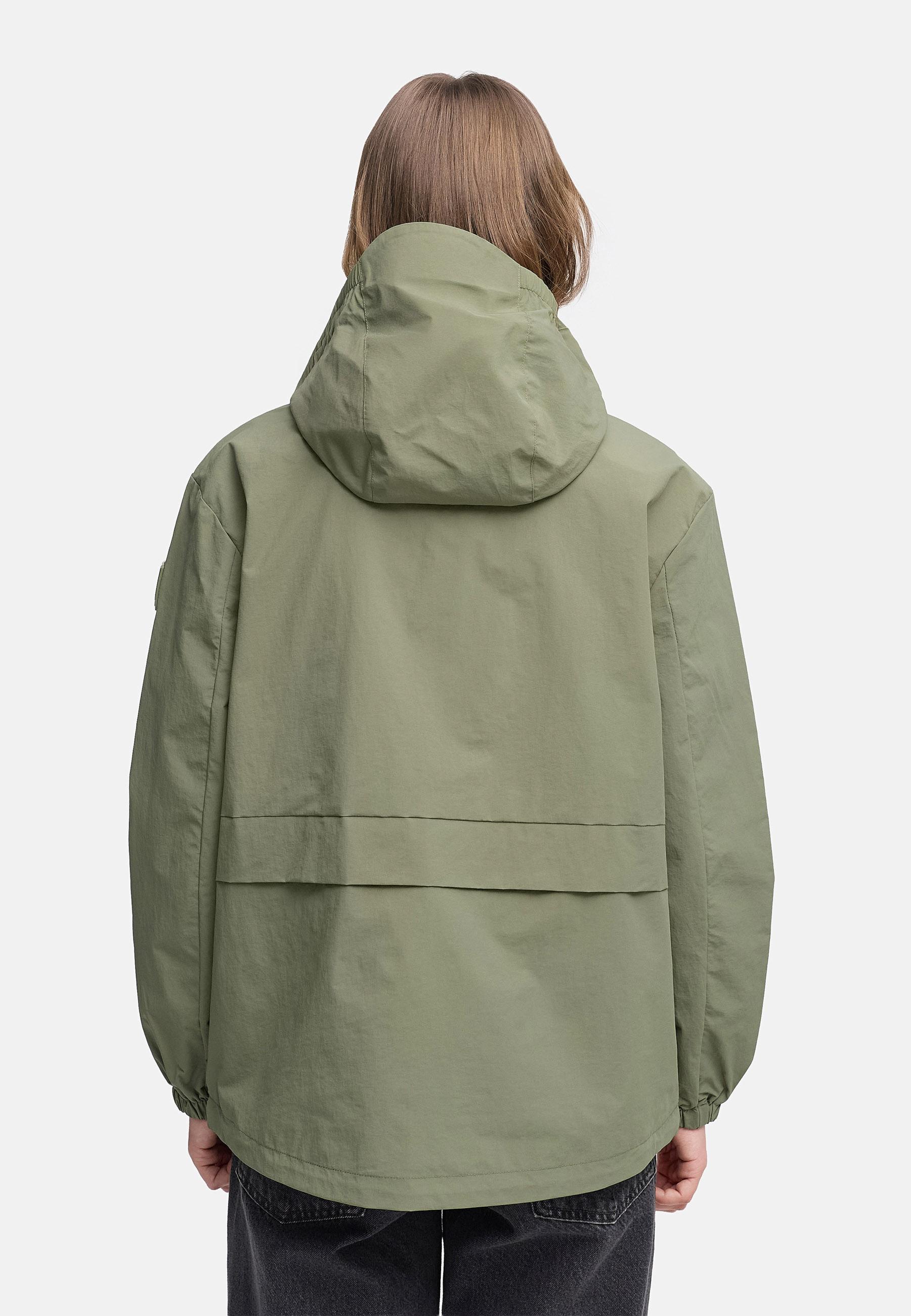 Übergangsjacke mit wasserdichtem Reißverschluss "Donnerwetter 14" Olive Leaf