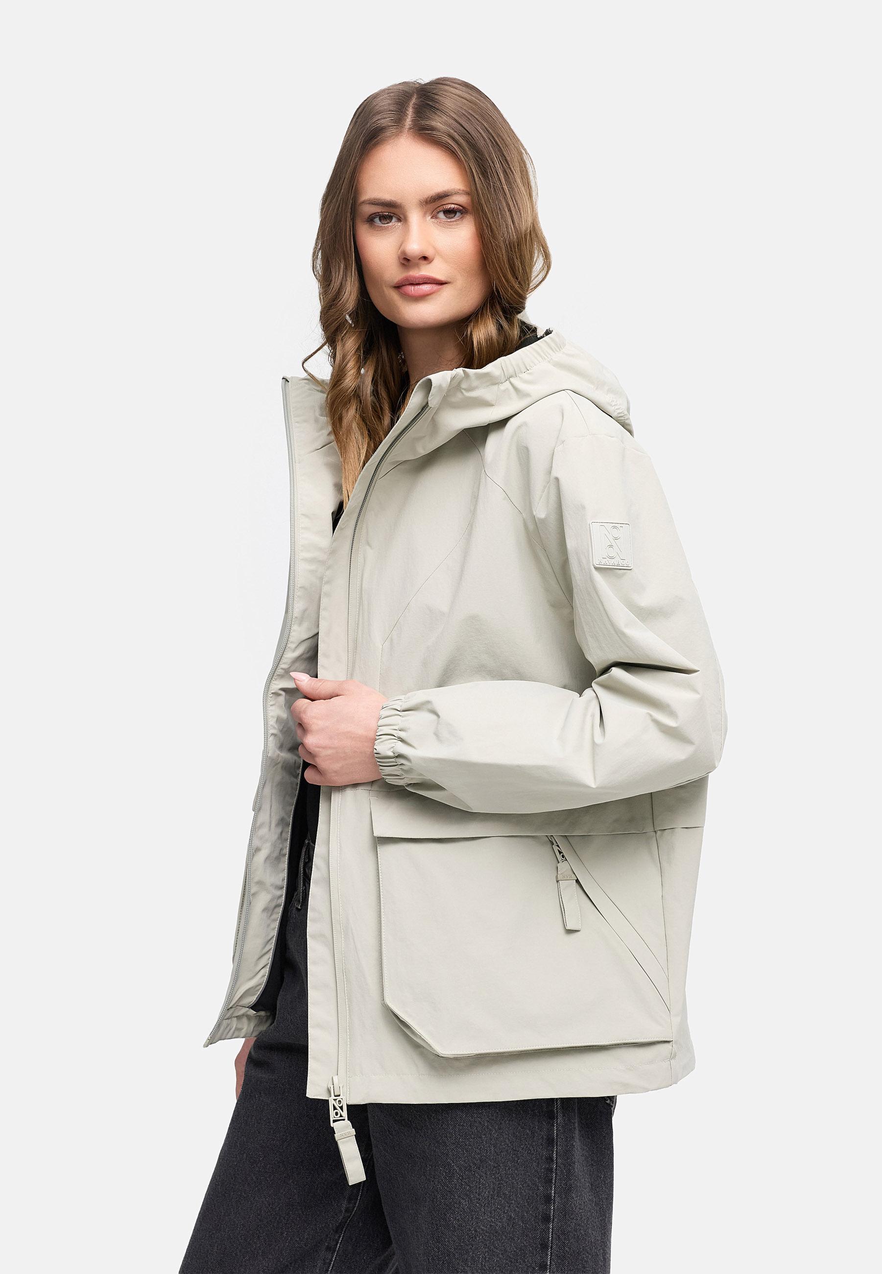 Übergangsjacke mit wasserdichtem Reißverschluss "Donnerwetter 14" Pebble Grey