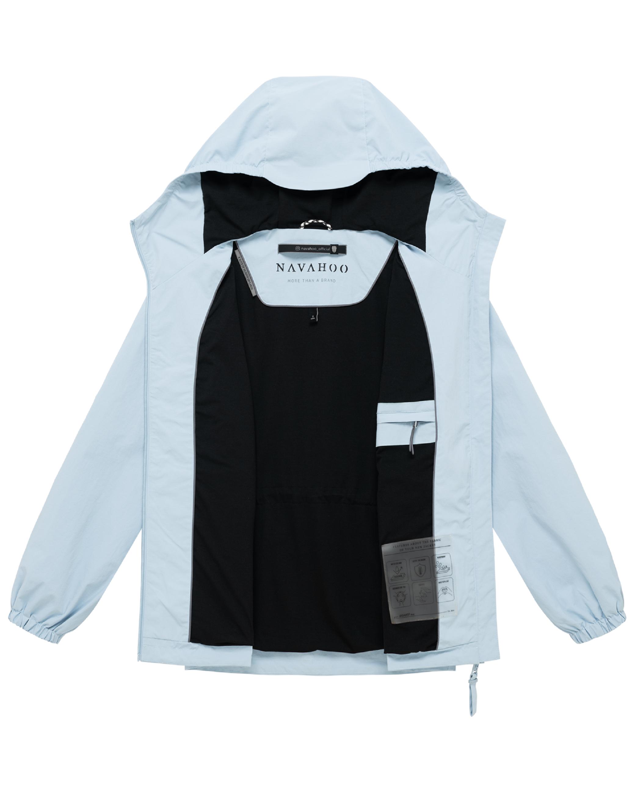 Übergangsjacke mit wasserdichtem Reißverschluss "Donnerwetter 14" Soft Blue