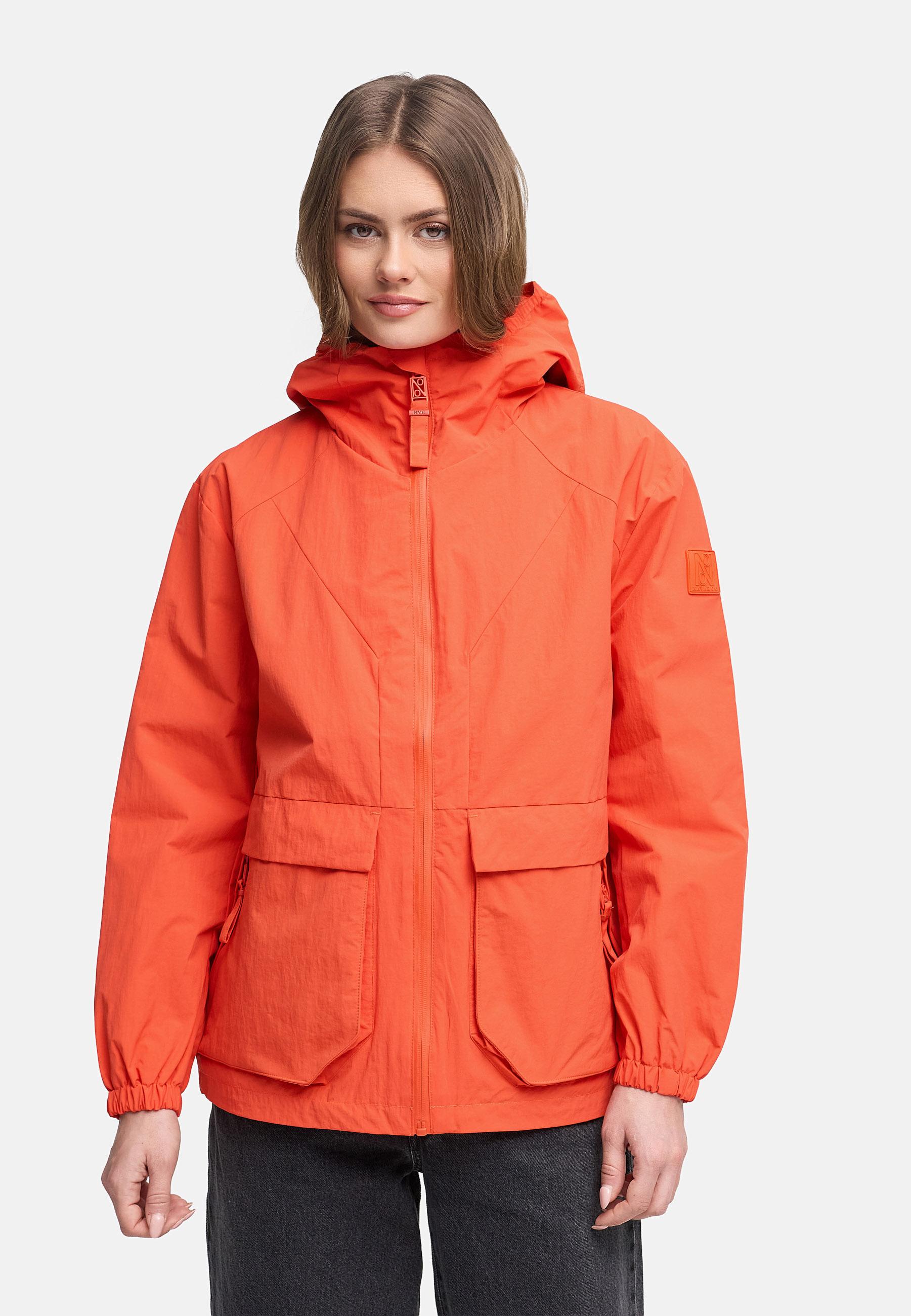 Übergangsjacke mit wasserdichtem Reißverschluss "Donnerwetter 14" Spicy Orange