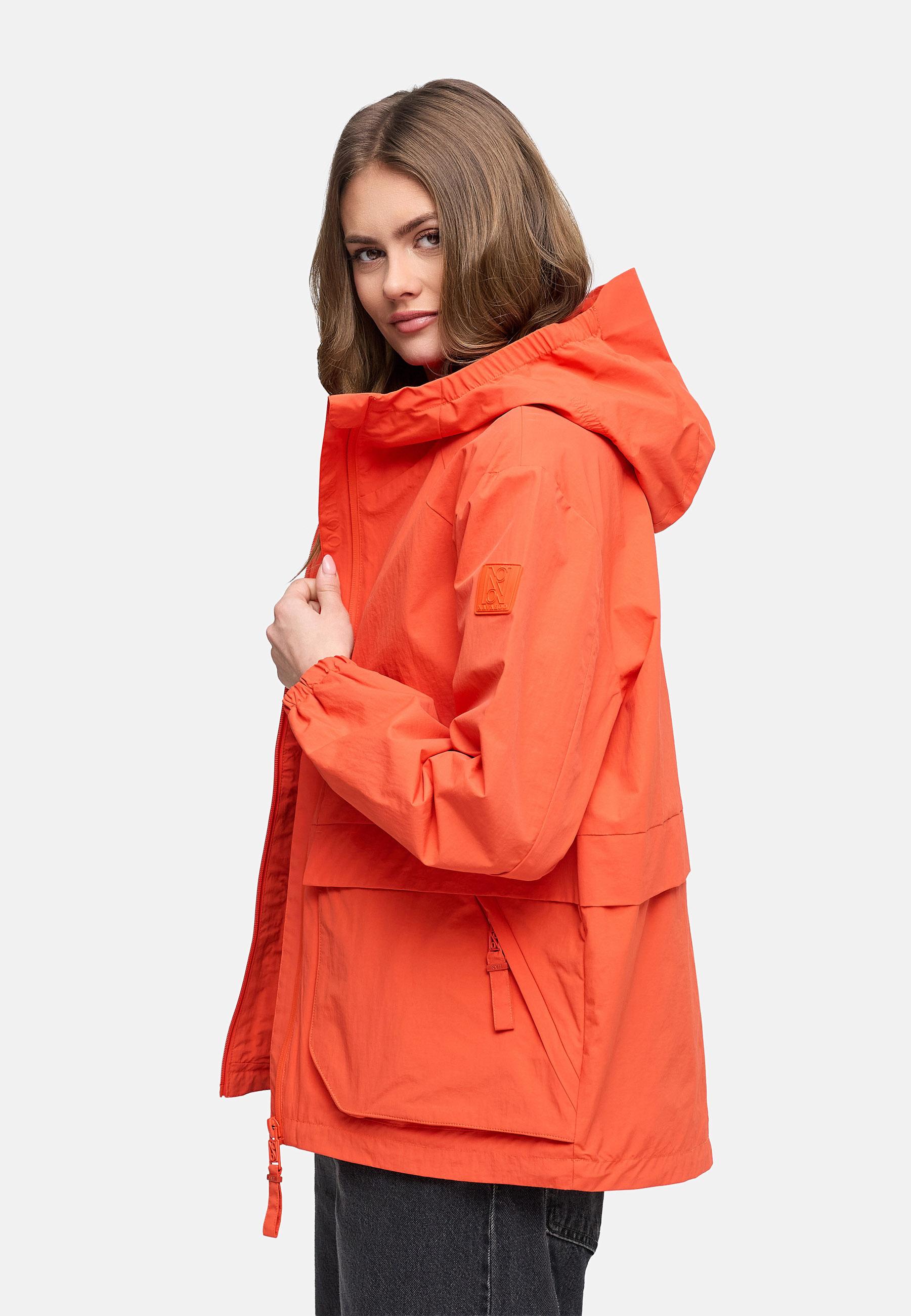 Übergangsjacke mit wasserdichtem Reißverschluss "Donnerwetter 14" Spicy Orange