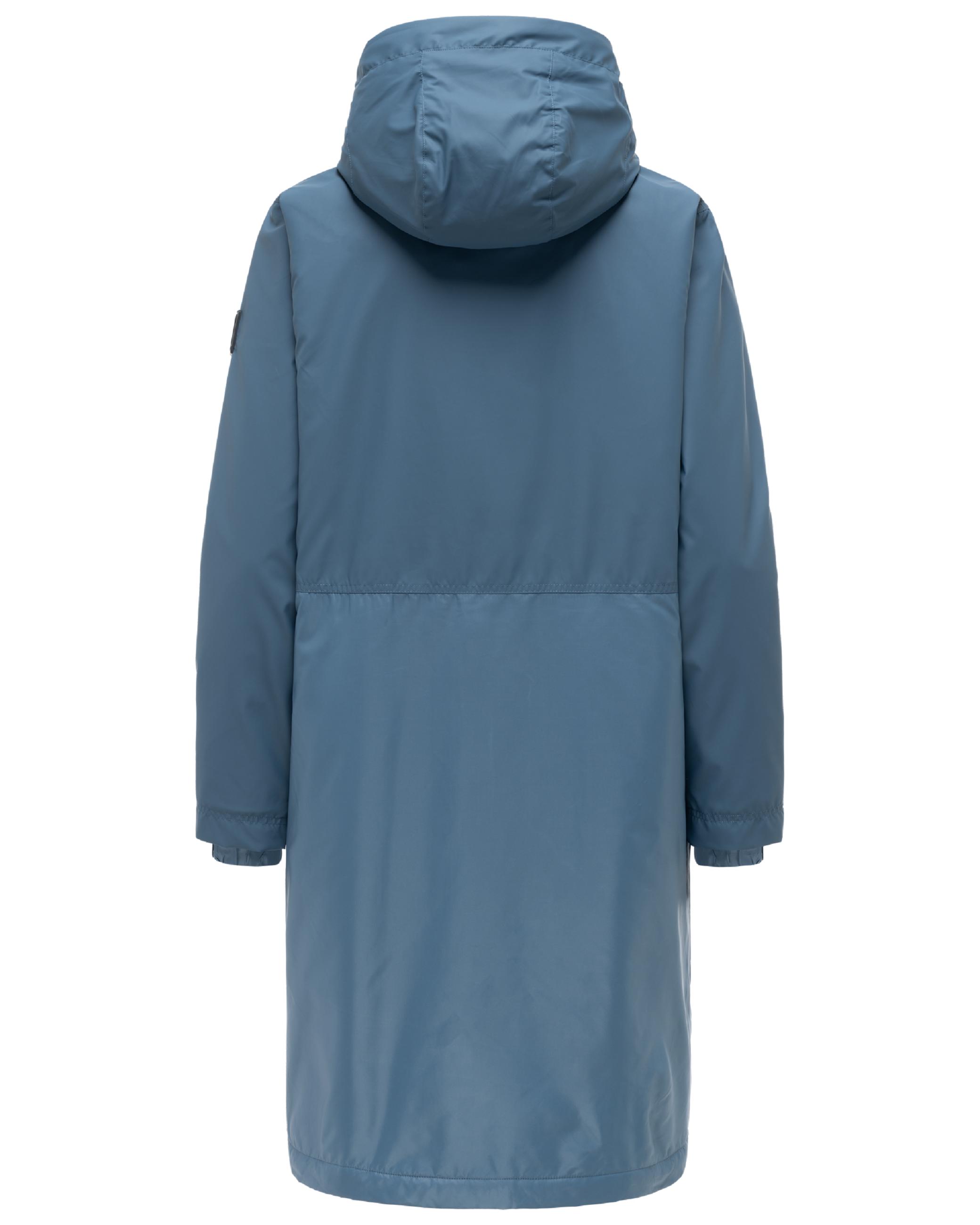 Leichter Übergangsmantel mit Kapuze "Edelumhang 14" Dusty Blue