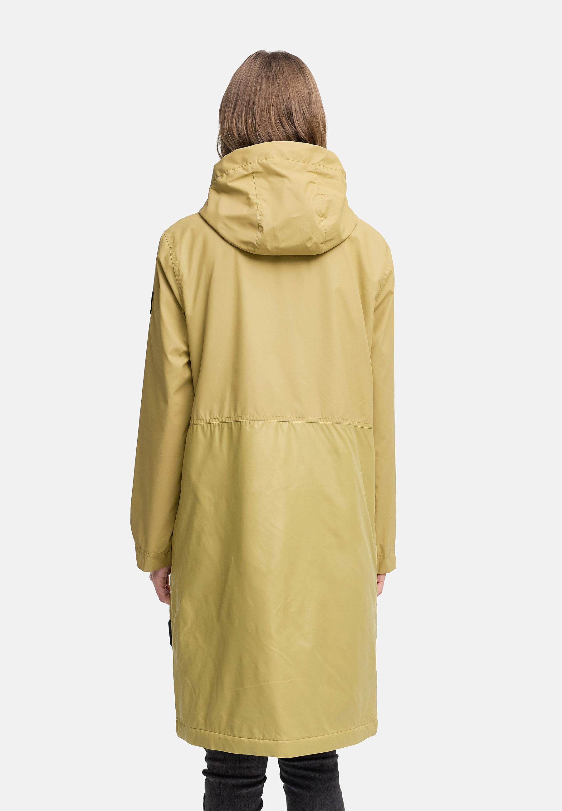 Leichter Übergangsmantel mit Kapuze "Edelumhang 14" Urban Khaki