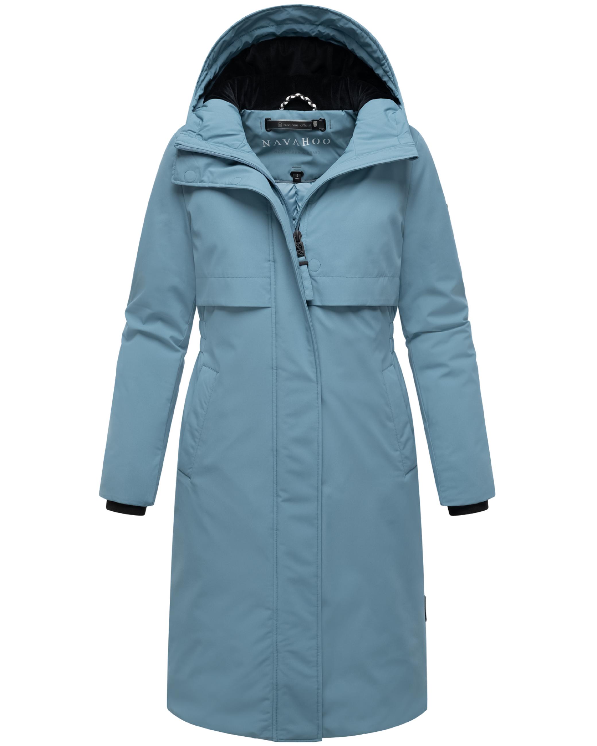 Wintermantel mit Kapuze "Eismelodie 14" Powder Blue