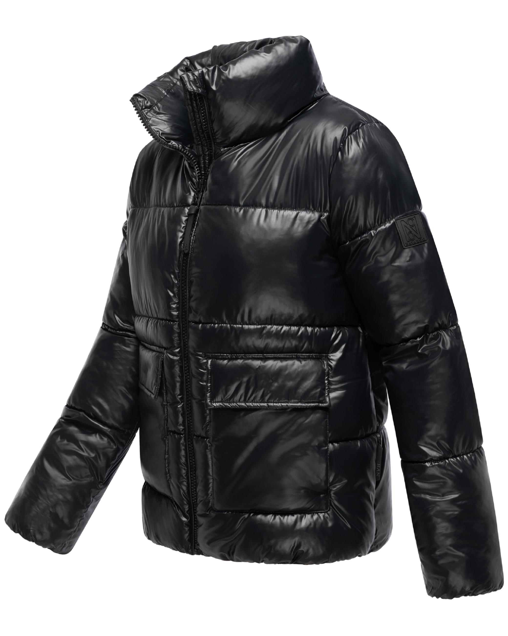 Kurze Damen Winter Steppjacke "Eispracht 14" Black