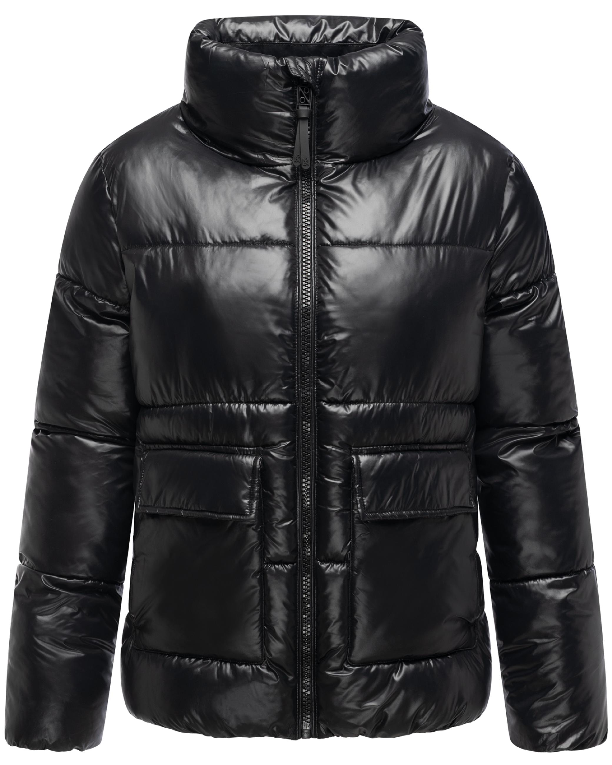 Kurze Damen Winter Steppjacke "Eispracht 14" Black