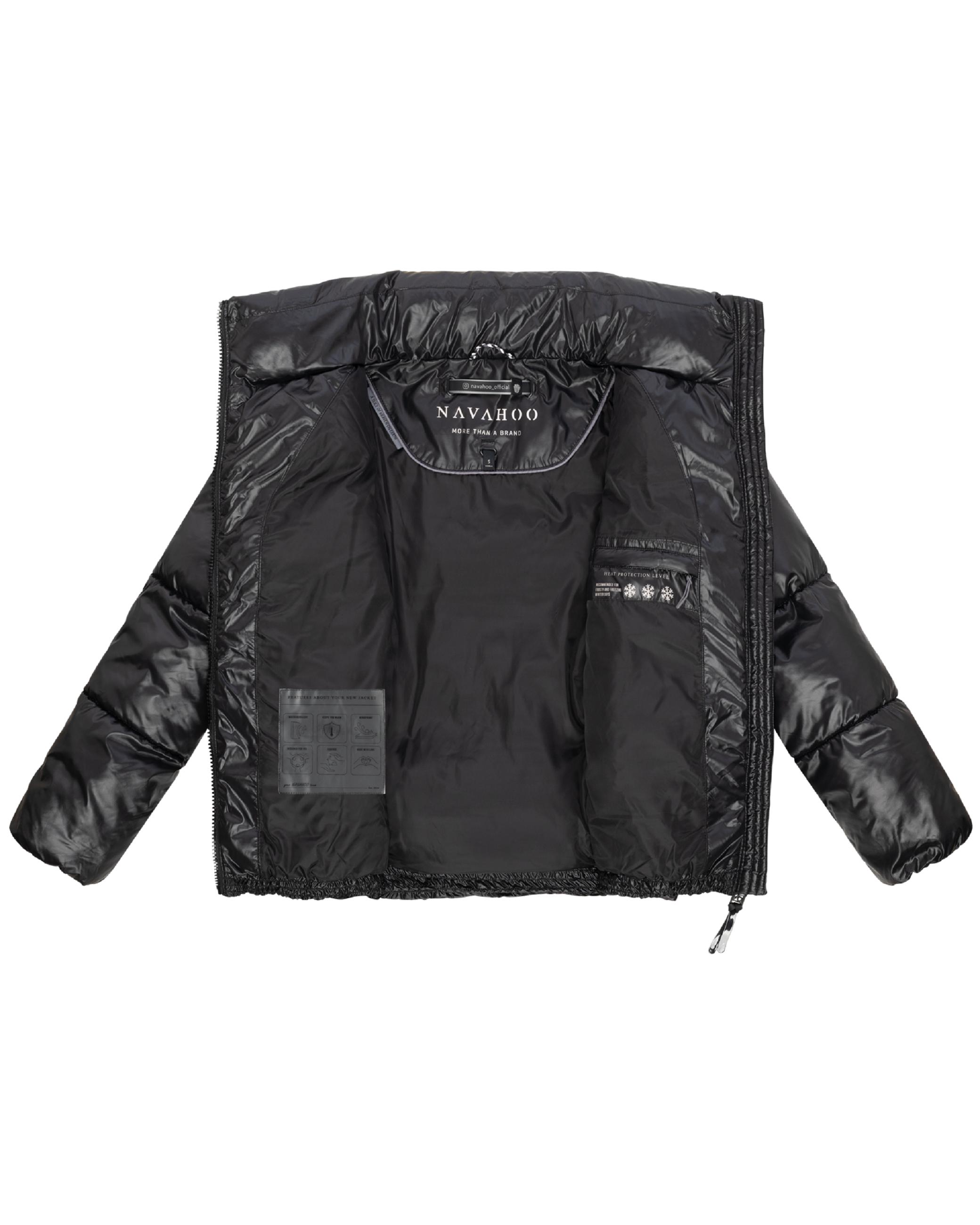 Kurze Damen Winter Steppjacke "Eispracht 14" Black