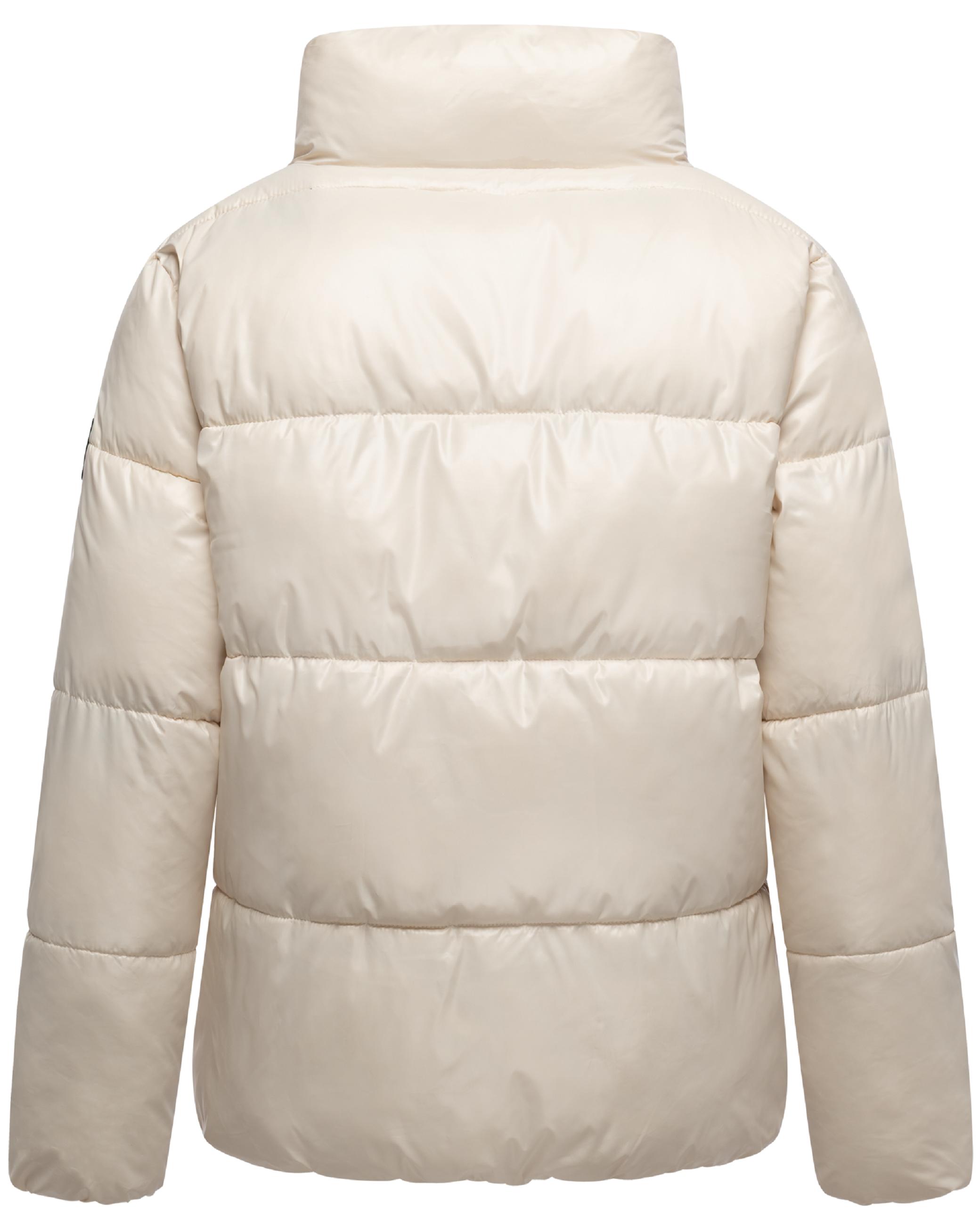 Kurze Damen Winter Steppjacke "Eispracht 14" Cream