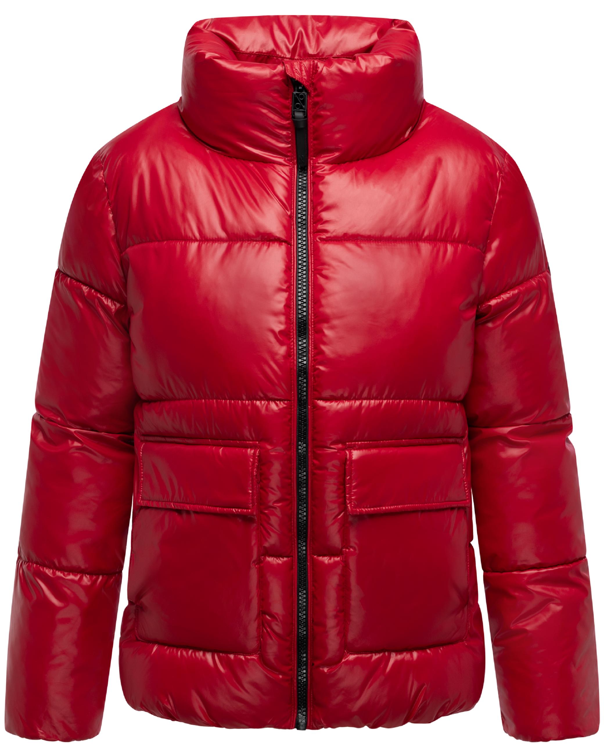 Kurze Damen Winter Steppjacke "Eispracht 14" Deep Red