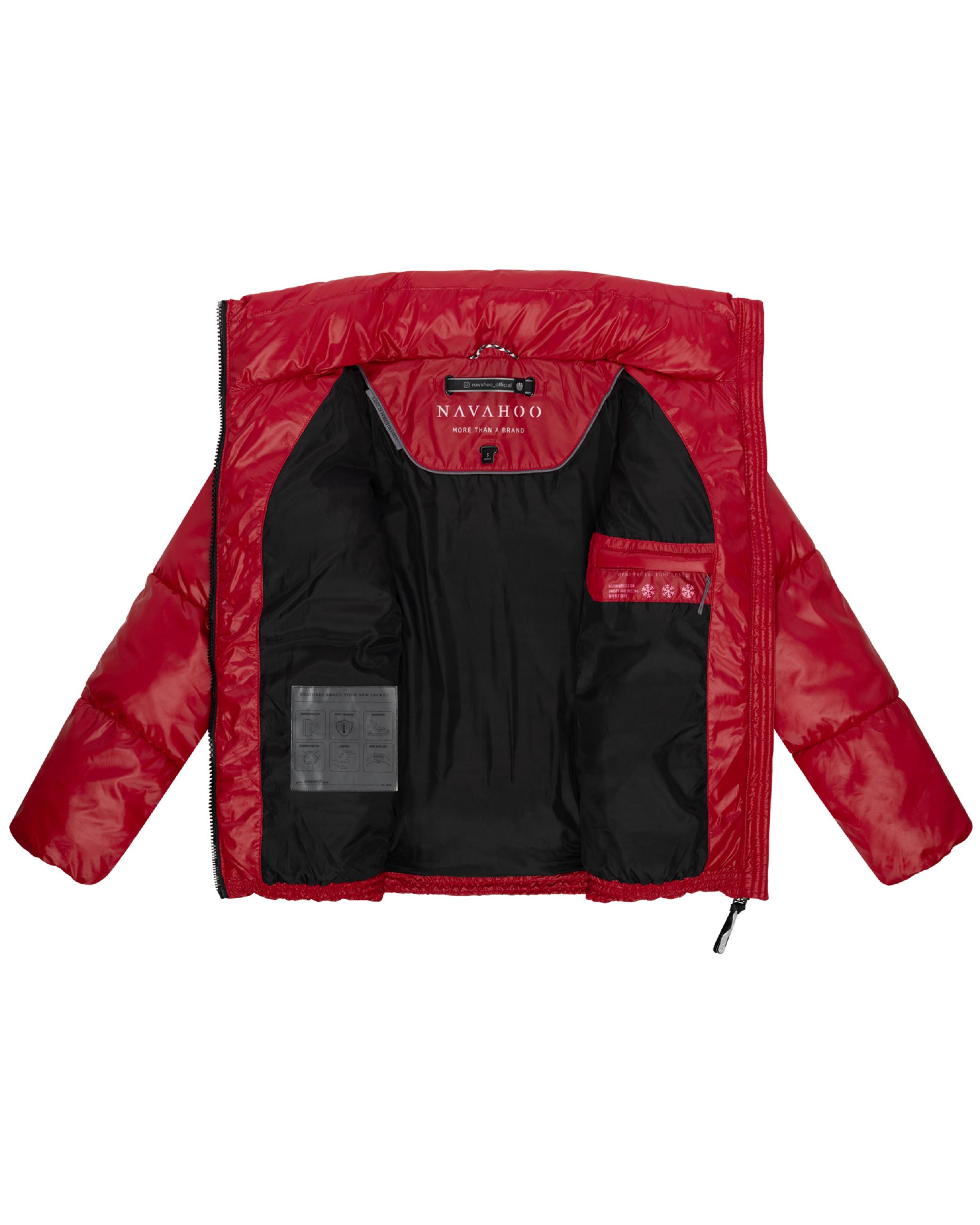 Kurze Damen Winter Steppjacke "Eispracht 14" Deep Red