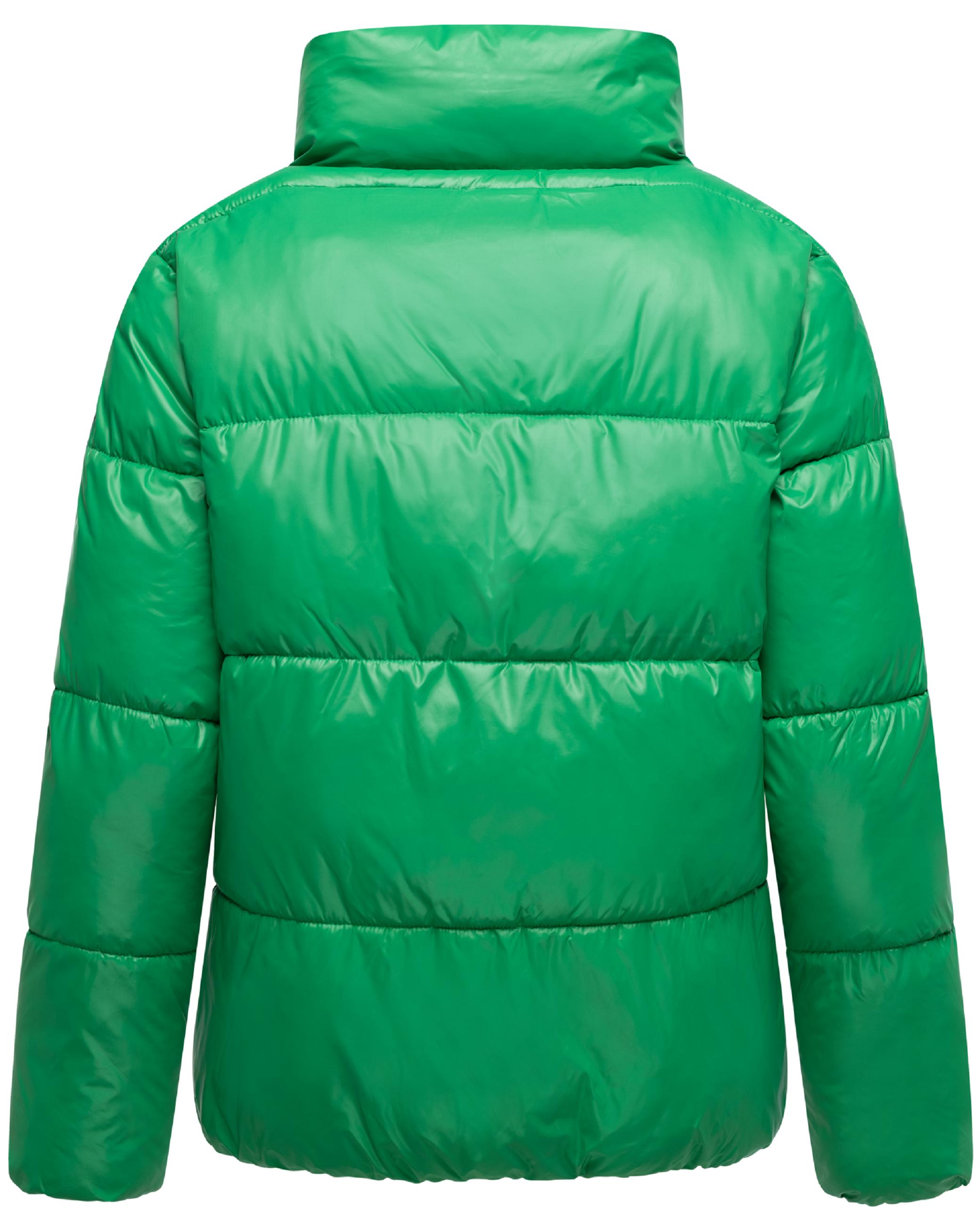 Kurze Damen Winter Steppjacke "Eispracht 14" Smaragd Green