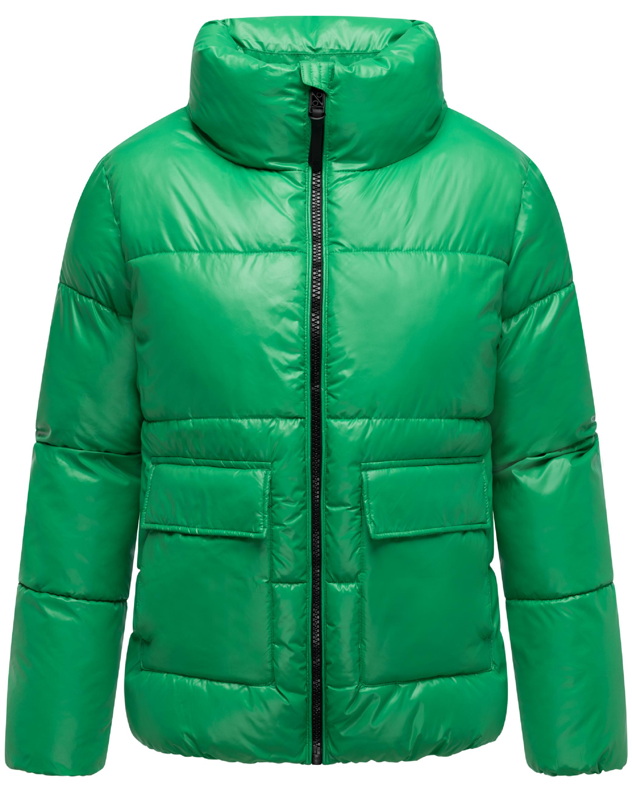 Kurze Damen Winter Steppjacke "Eispracht 14" Smaragd Green