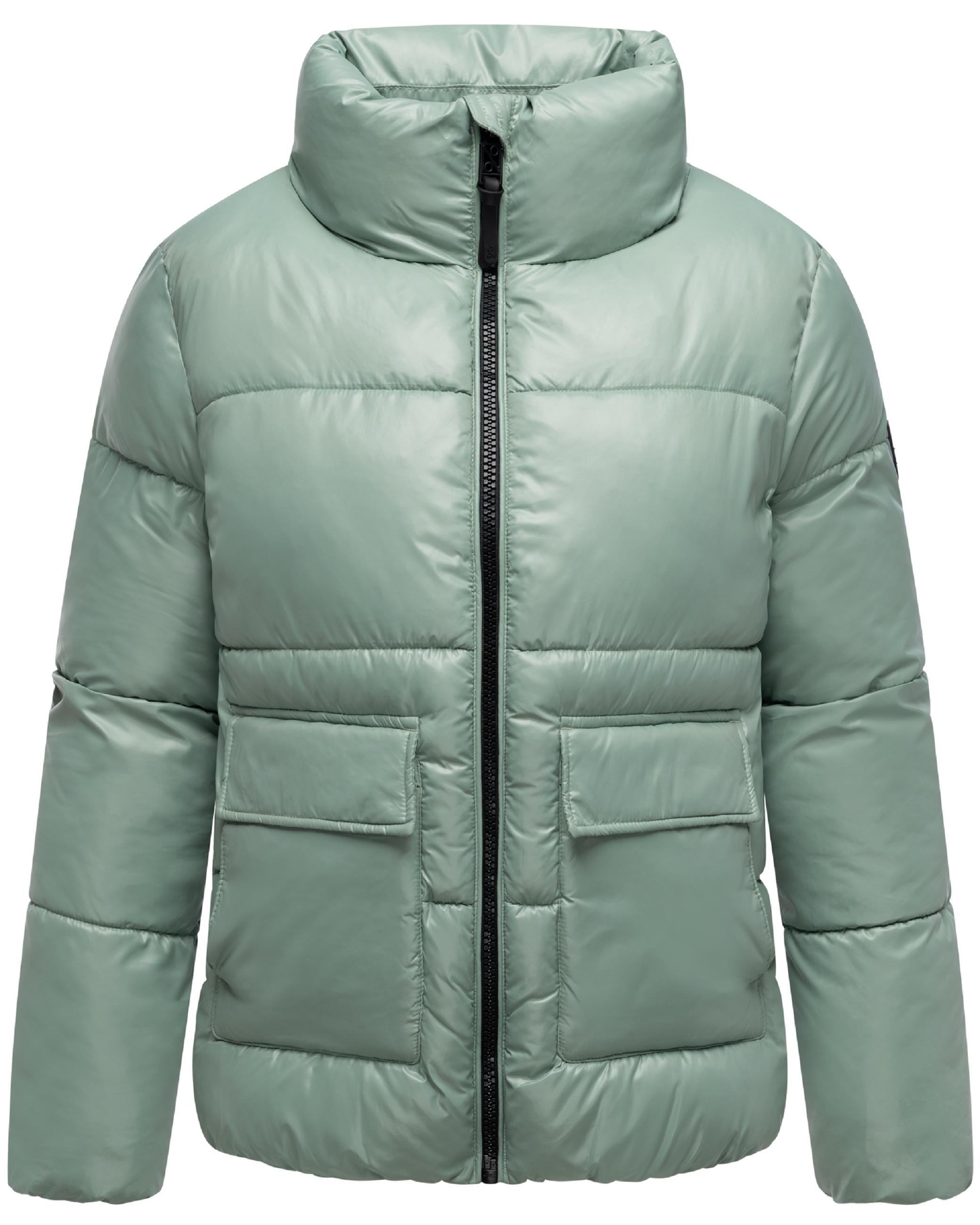 Kurze Damen Winter Steppjacke "Eispracht 14" Smokey Mint