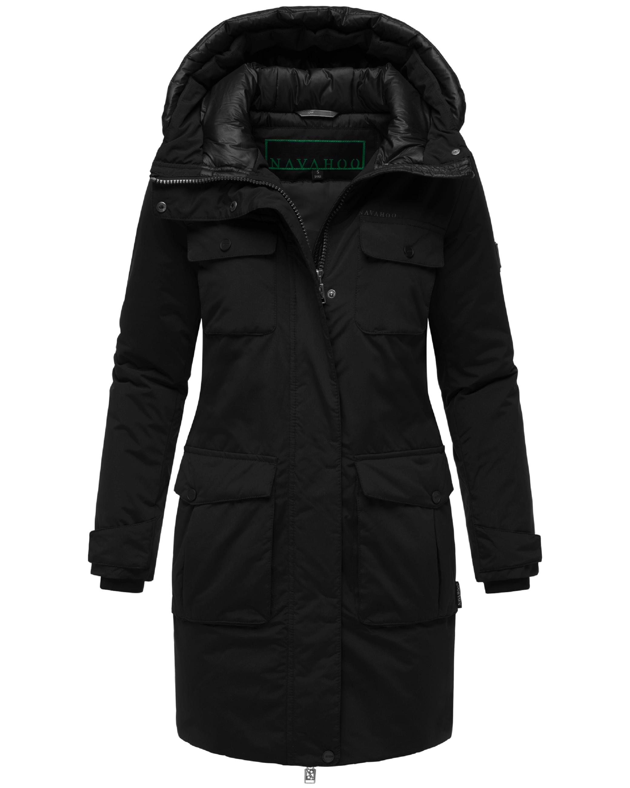 Winterjacke Jacke mit Kapuze "Eissturm 14" Black