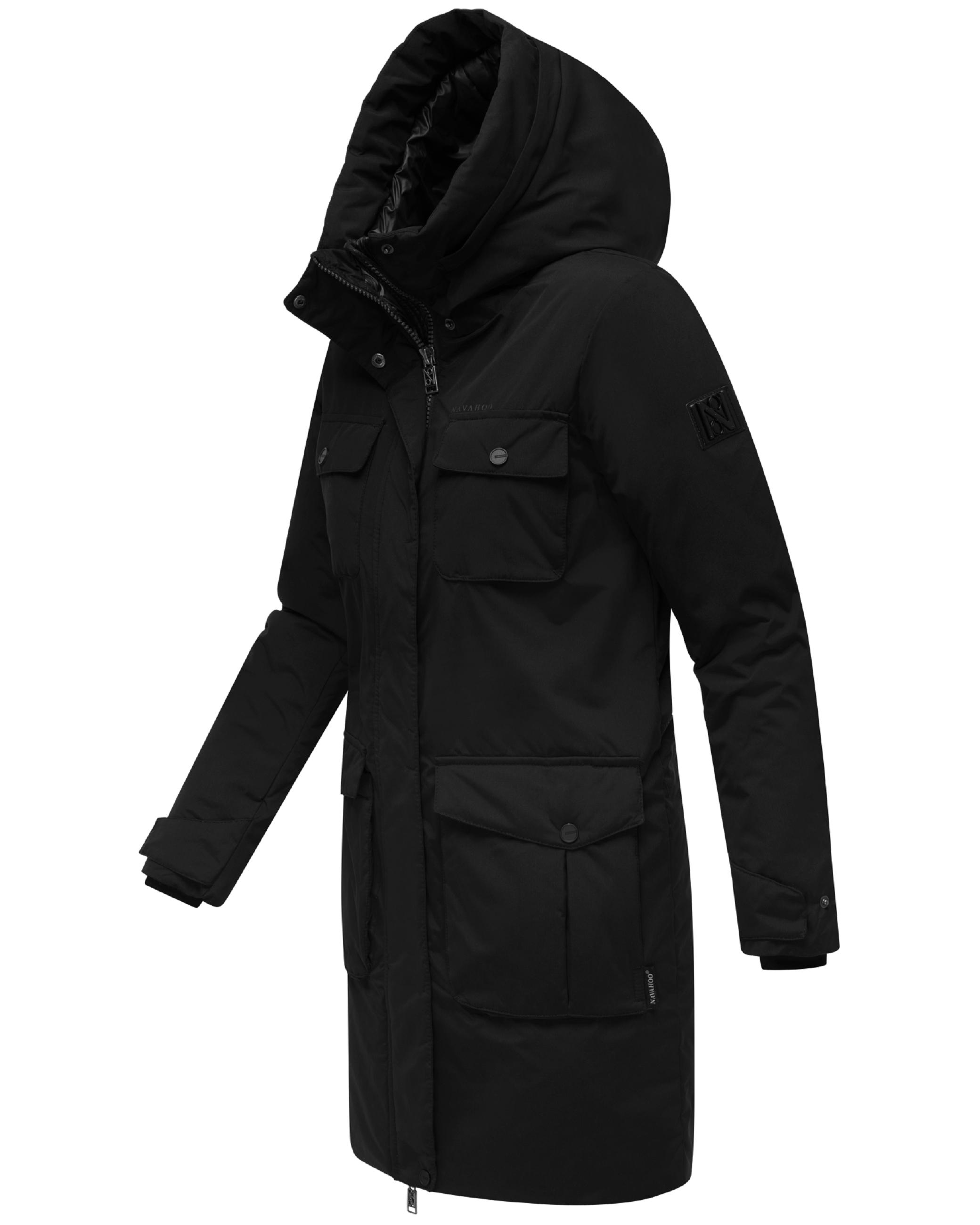 Winterjacke Jacke mit Kapuze "Eissturm 14" Black