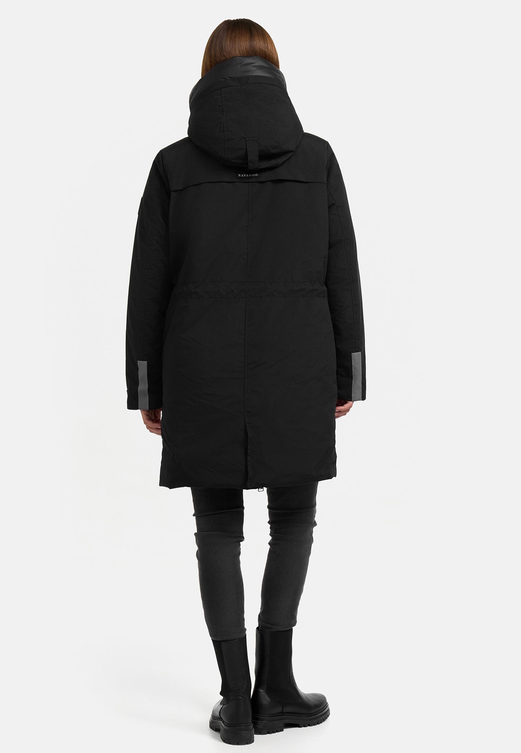 Winterjacke Jacke mit Kapuze "Eissturm 14" Black