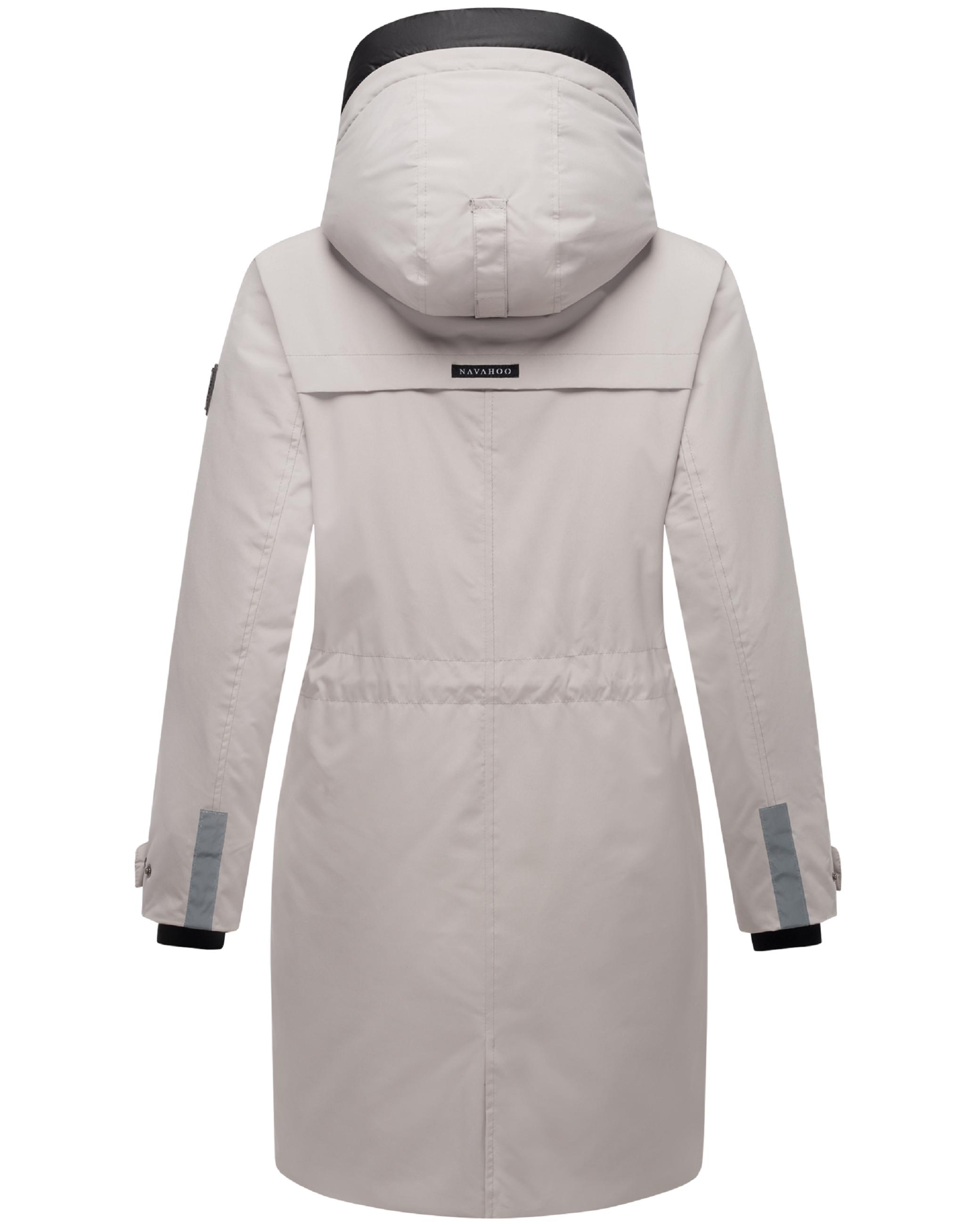 Winterjacke Jacke mit Kapuze "Eissturm 14" Light Grey
