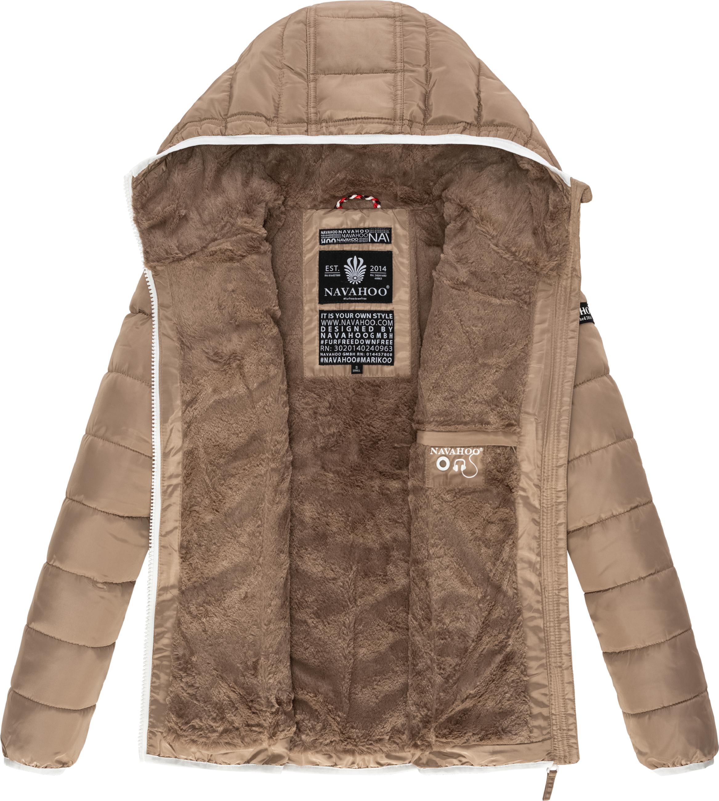 Winter Steppjacke mit Kapuze "Elva" Beige019