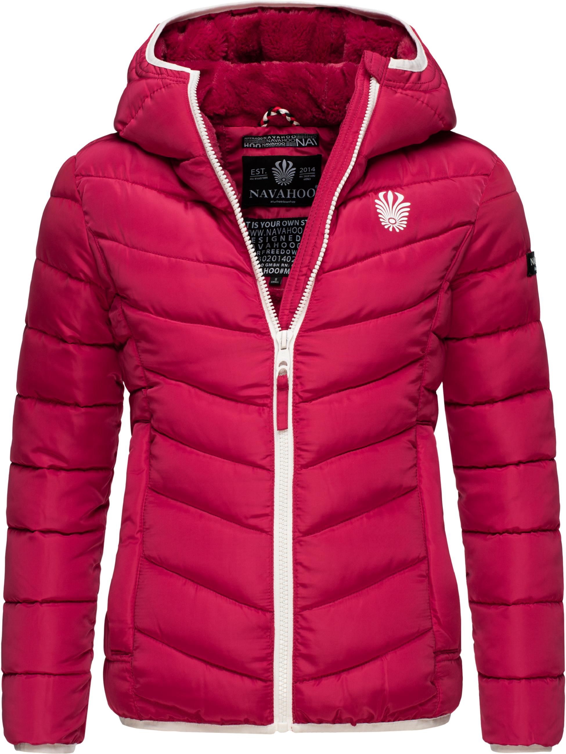 Winter Steppjacke mit Kapuze "Elva" Fuchsia