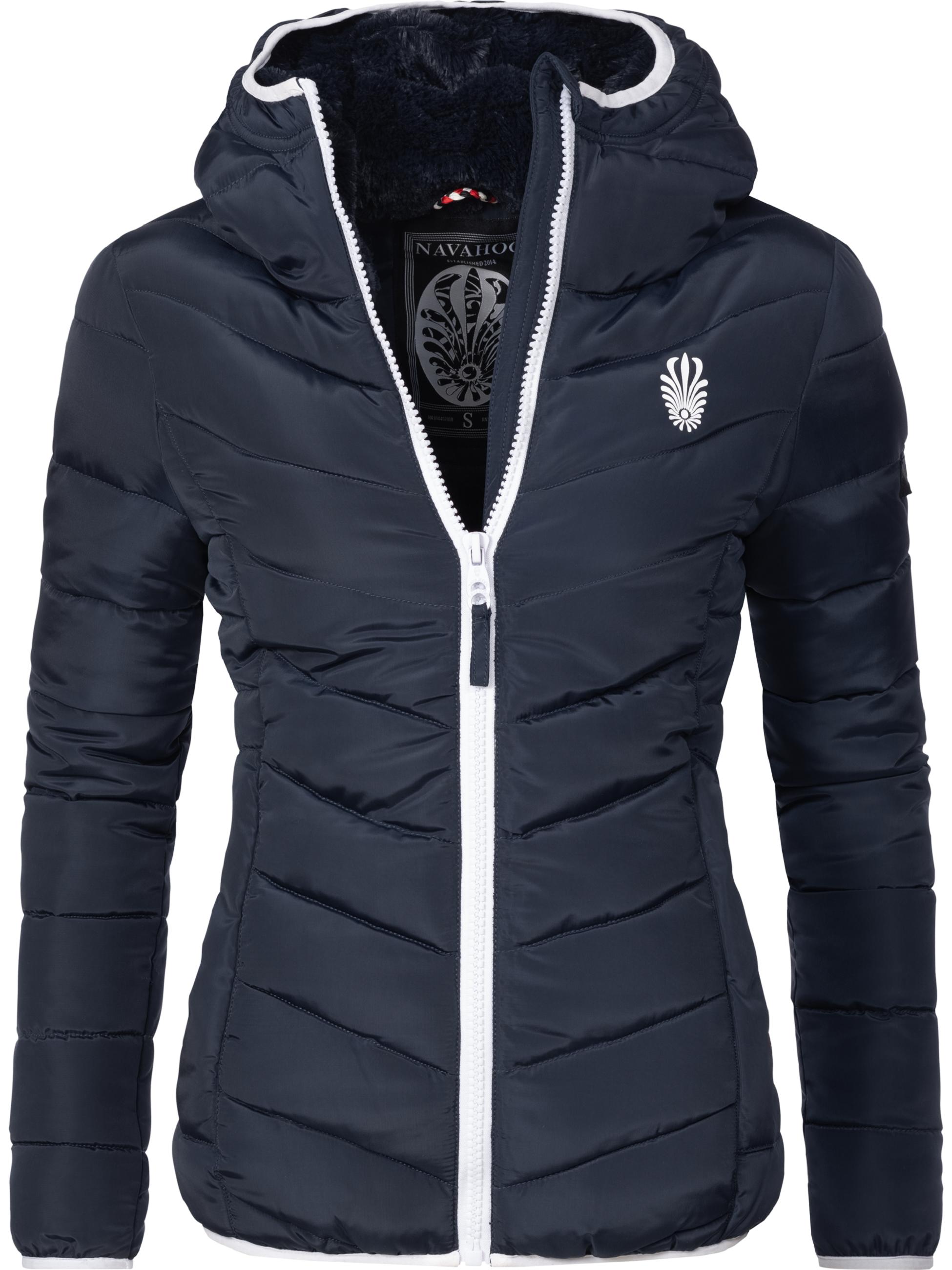 Winter Steppjacke mit Kapuze "Elva" Navy